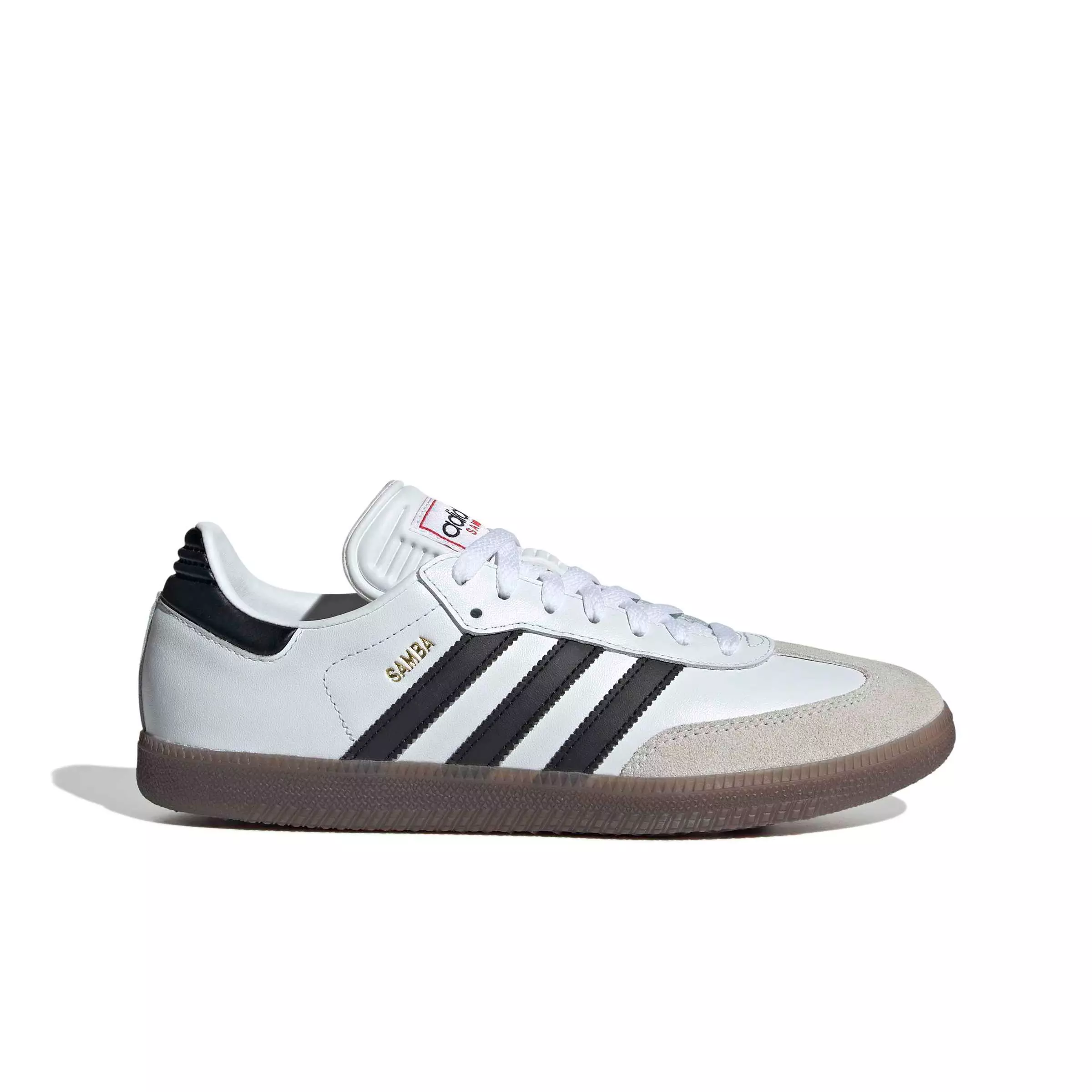 adidas Samba Indoor "Ftwr White/Core Black/Vivid Red" Men's Soccer Shoe - WHITE/BLACK/RED