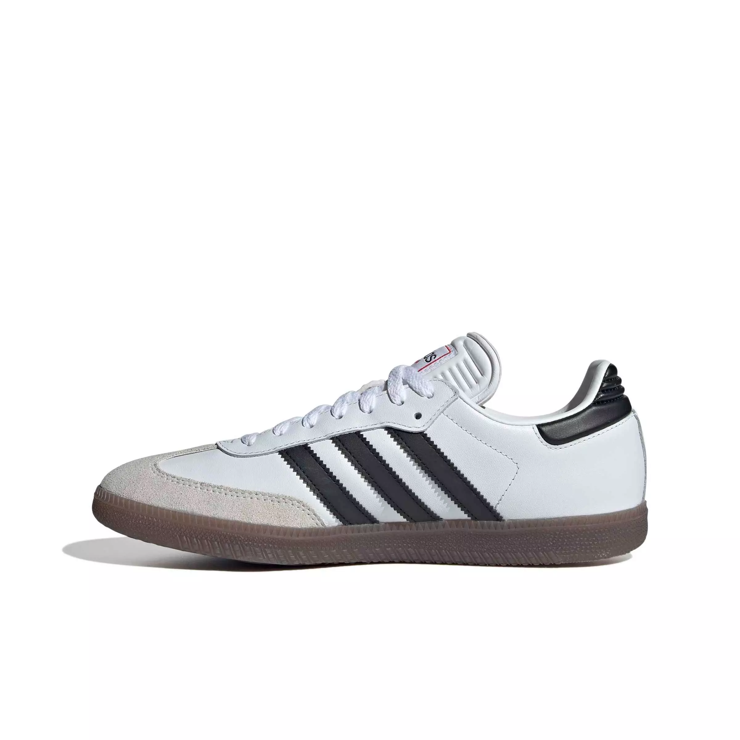 adidas Samba Indoor "Ftwr White/Core Black/Vivid Red" Men's Soccer Shoe - WHITE/BLACK/RED