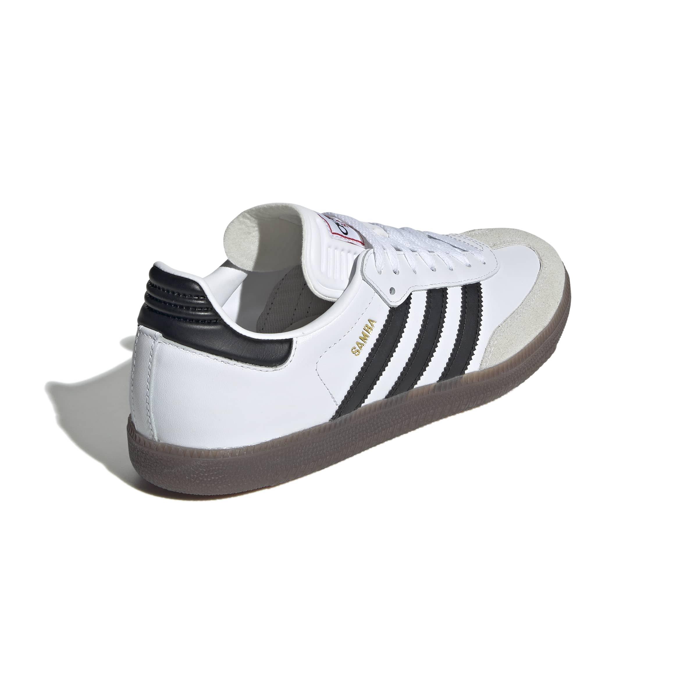 adidas Samba Indoor "Ftwr White/Core Black/Vivid Red" Men's Soccer Shoe - WHITE/BLACK/RED Thumbnail View 4