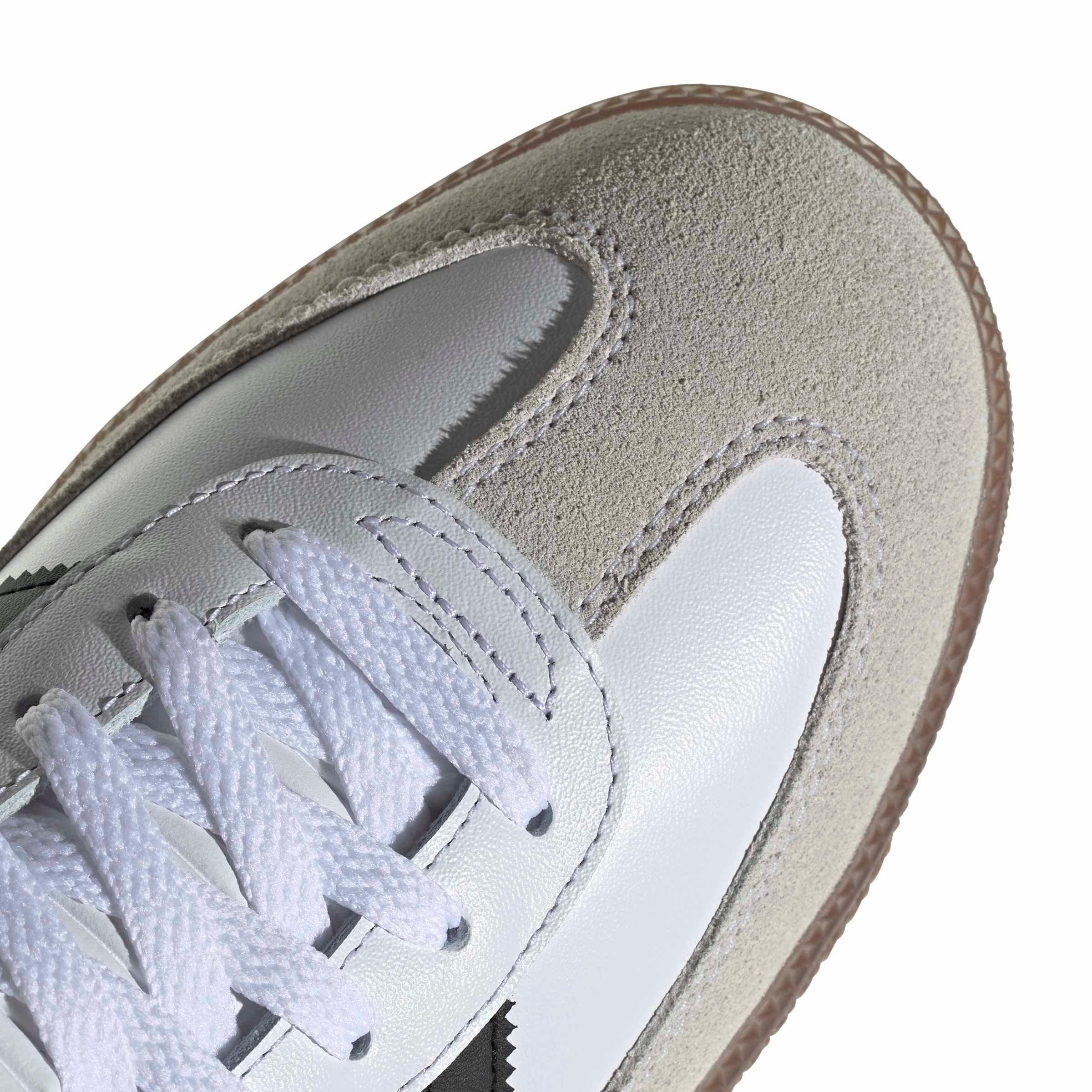 adidas Samba Indoor "Ftwr White/Core Black/Vivid Red" Men's Soccer Shoe - WHITE/BLACK/RED Thumbnail View 8