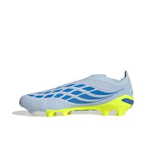 adidas Predator League Laceless FG "Crystal Sky/Ray Blue/Team Solar Yellow 2" Men's Soccer Cleat