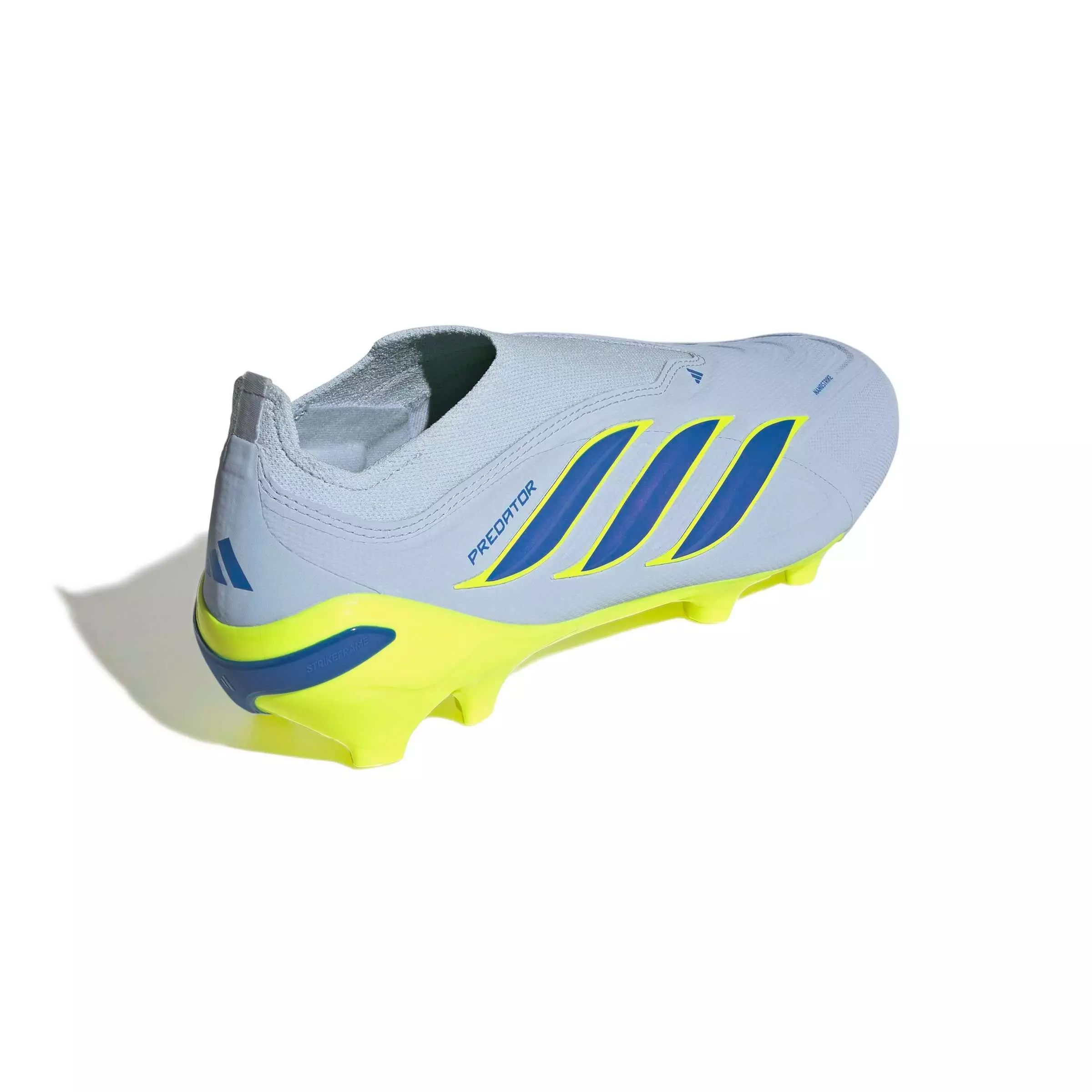 adidas Predator League Laceless FG "Crystal Sky/Ray Blue/Team Solar Yellow 2" Men's Soccer Cleat - SKY/BLUE/YELLOW