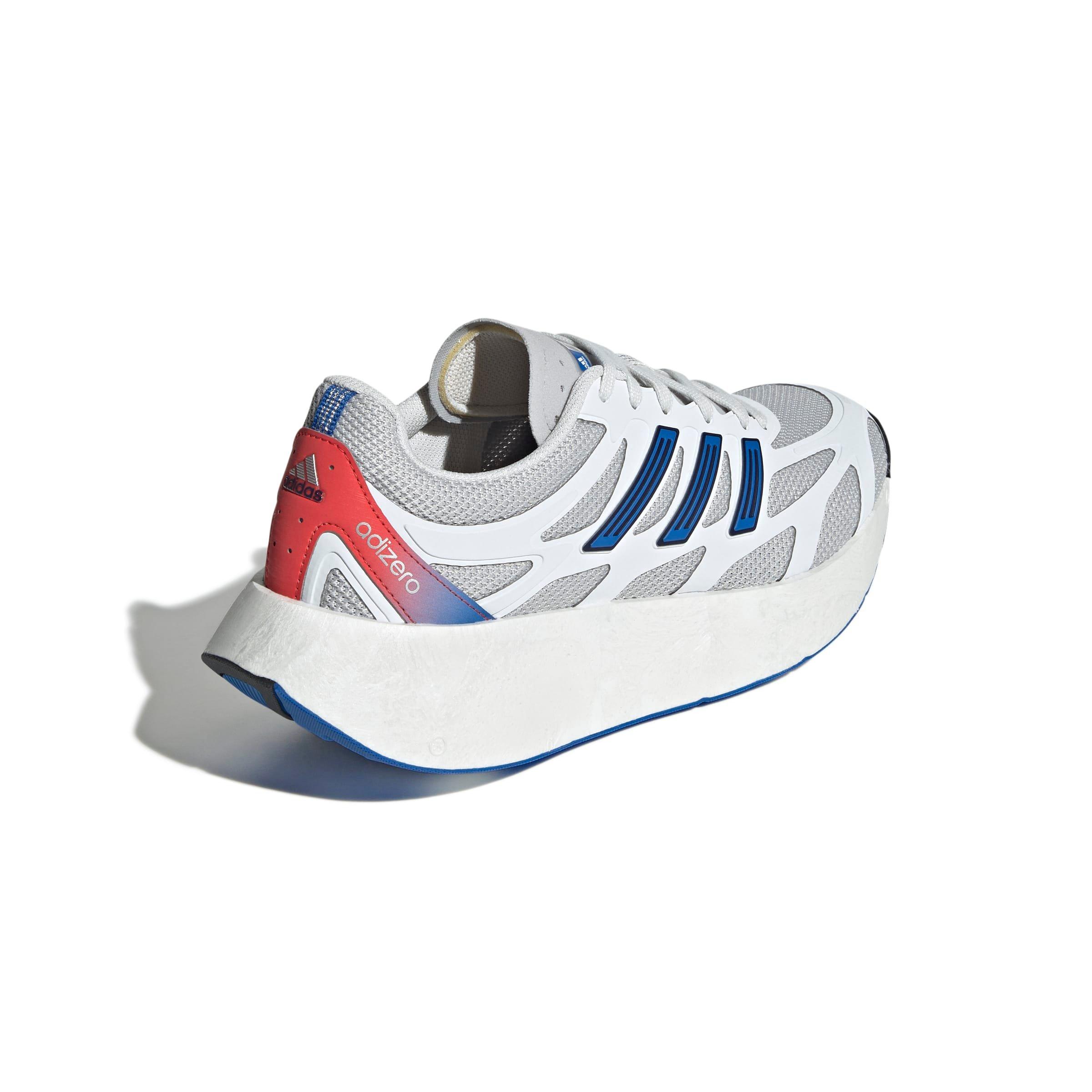 adidas Originals Adizero Aruku "Crystal White/Grey Two/Blue" Unisex Shoe - WHITE/GREY/BLUE Thumbnail View 4