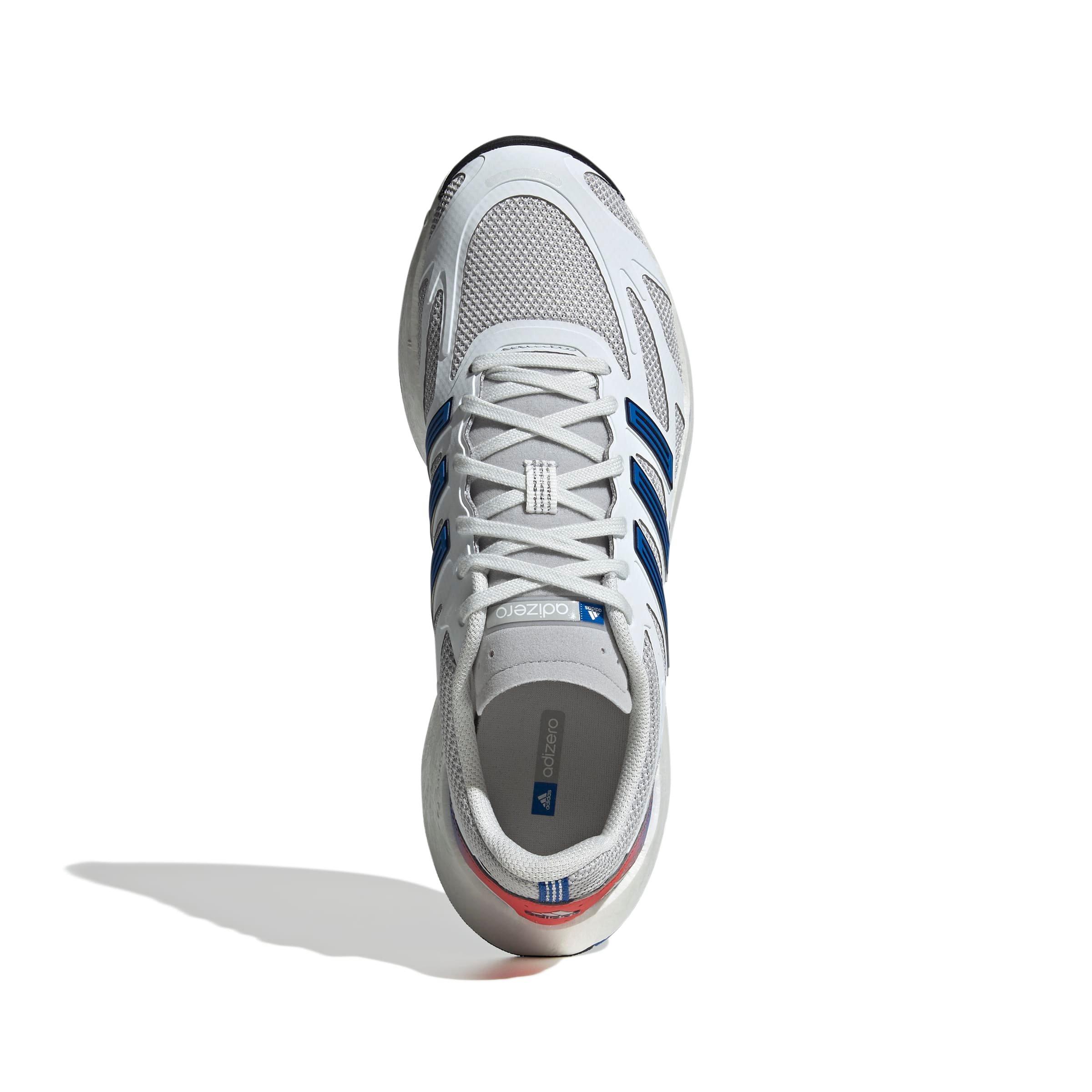 adidas Originals Adizero Aruku "Crystal White/Grey Two/Blue" Unisex Shoe - WHITE/GREY/BLUE Thumbnail View 5