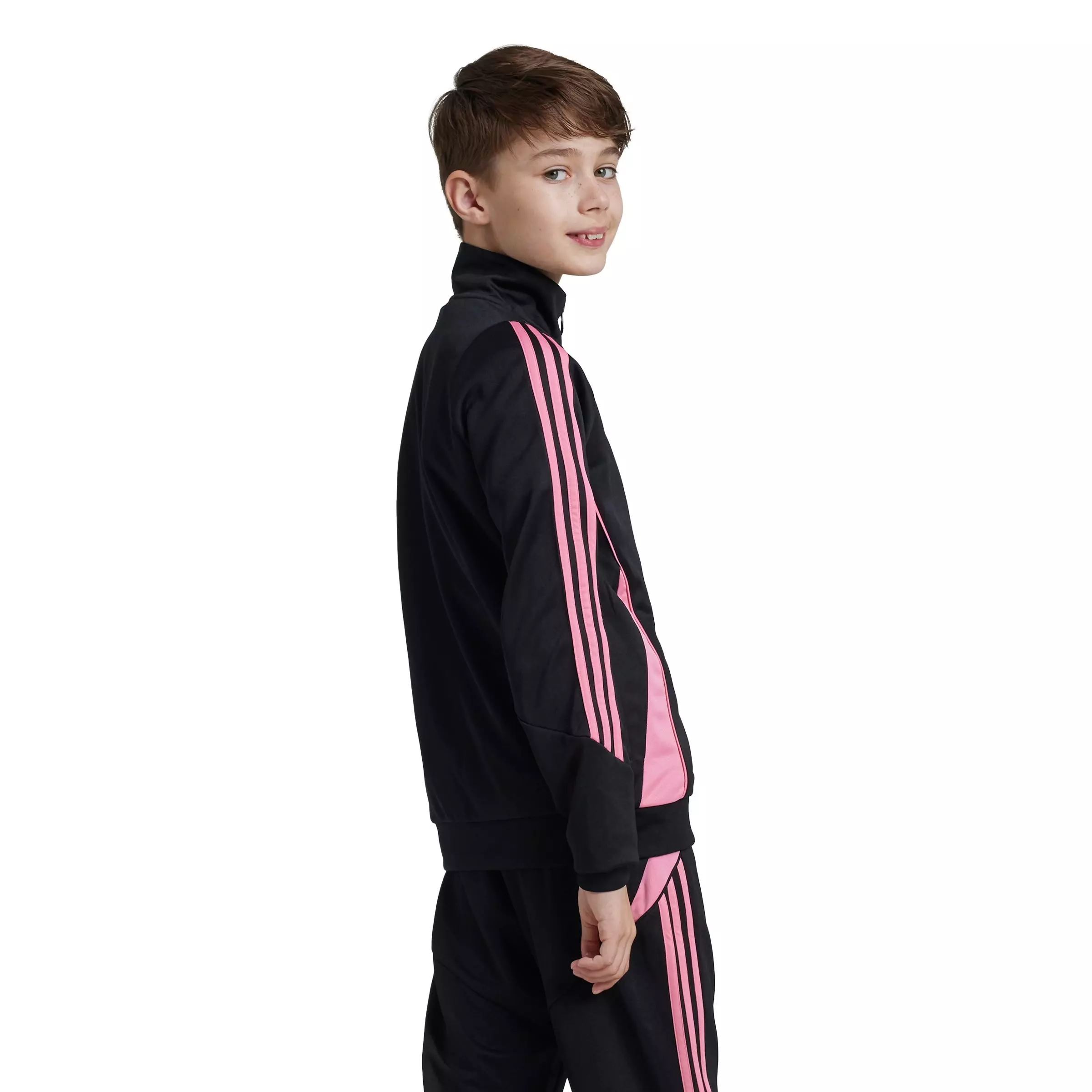 adidas Big Kids' Tiro 24 Soccer Training Jacket -Black/Pink - BLACK/PINK