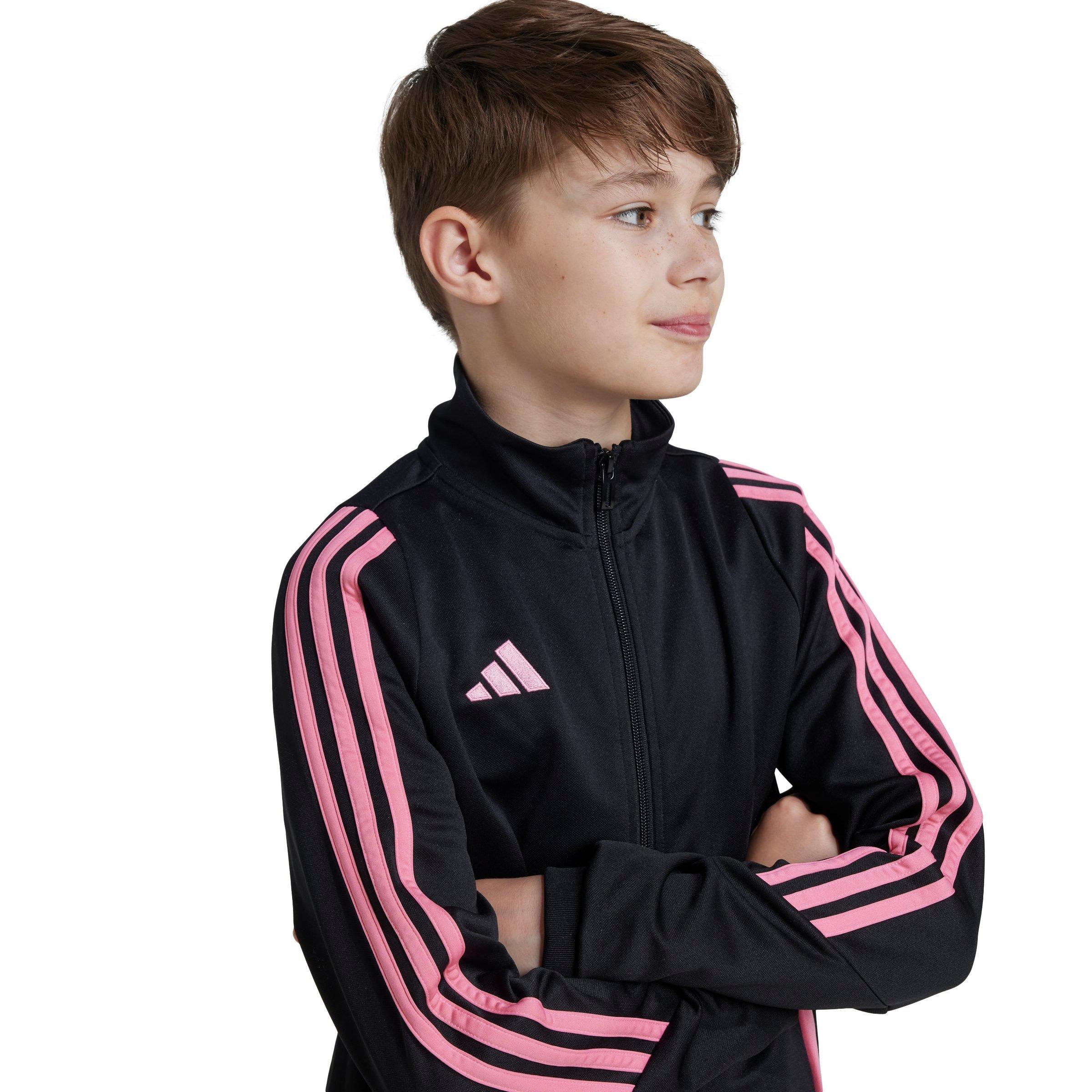 adidas Big Kids' Tiro 24 Soccer Training Jacket - Black/Pink
