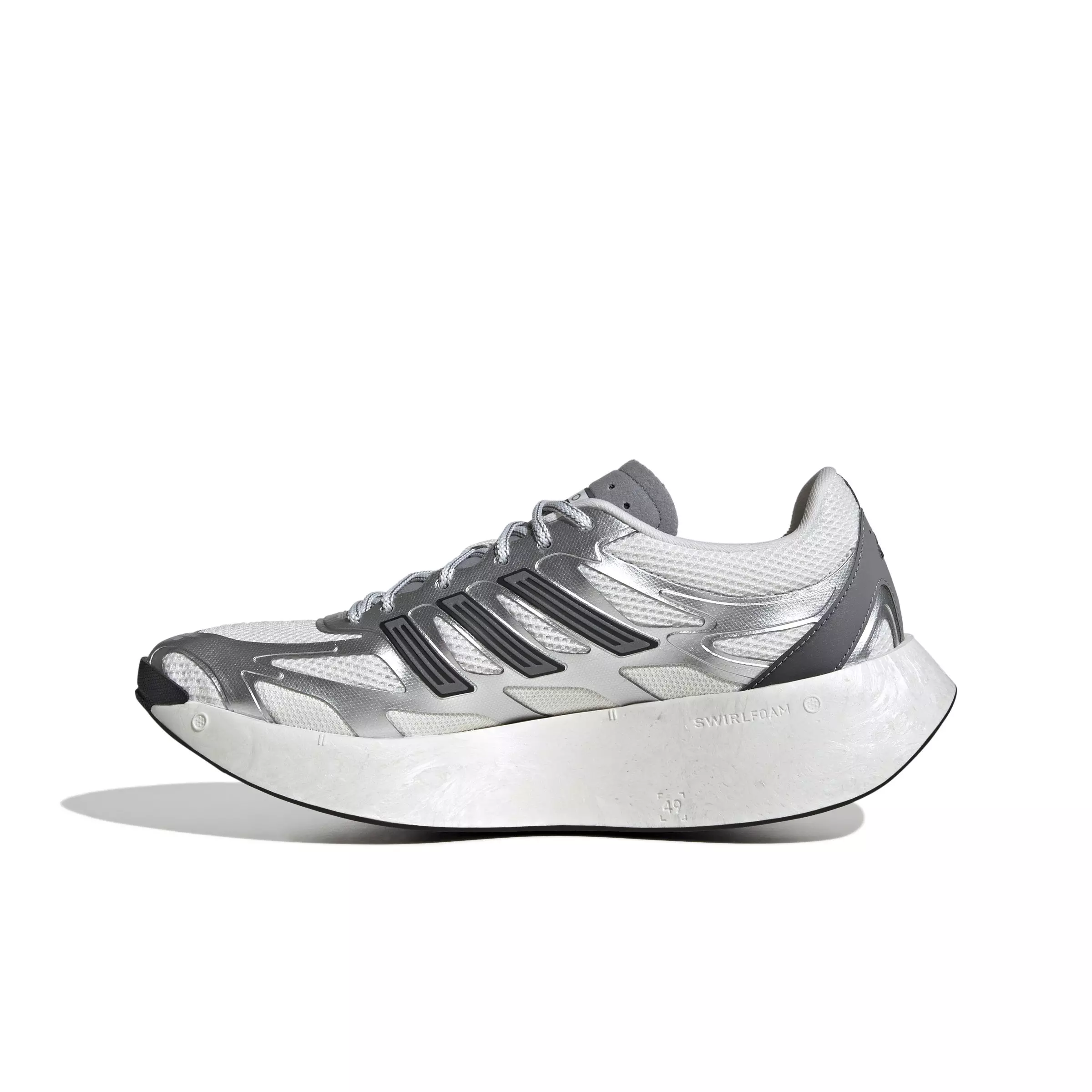 adidas Originals Adizero Aruku "Silver Metallic/Crystal White/Grey Three" Unisex Shoe - SILVER/WHITE/GREY