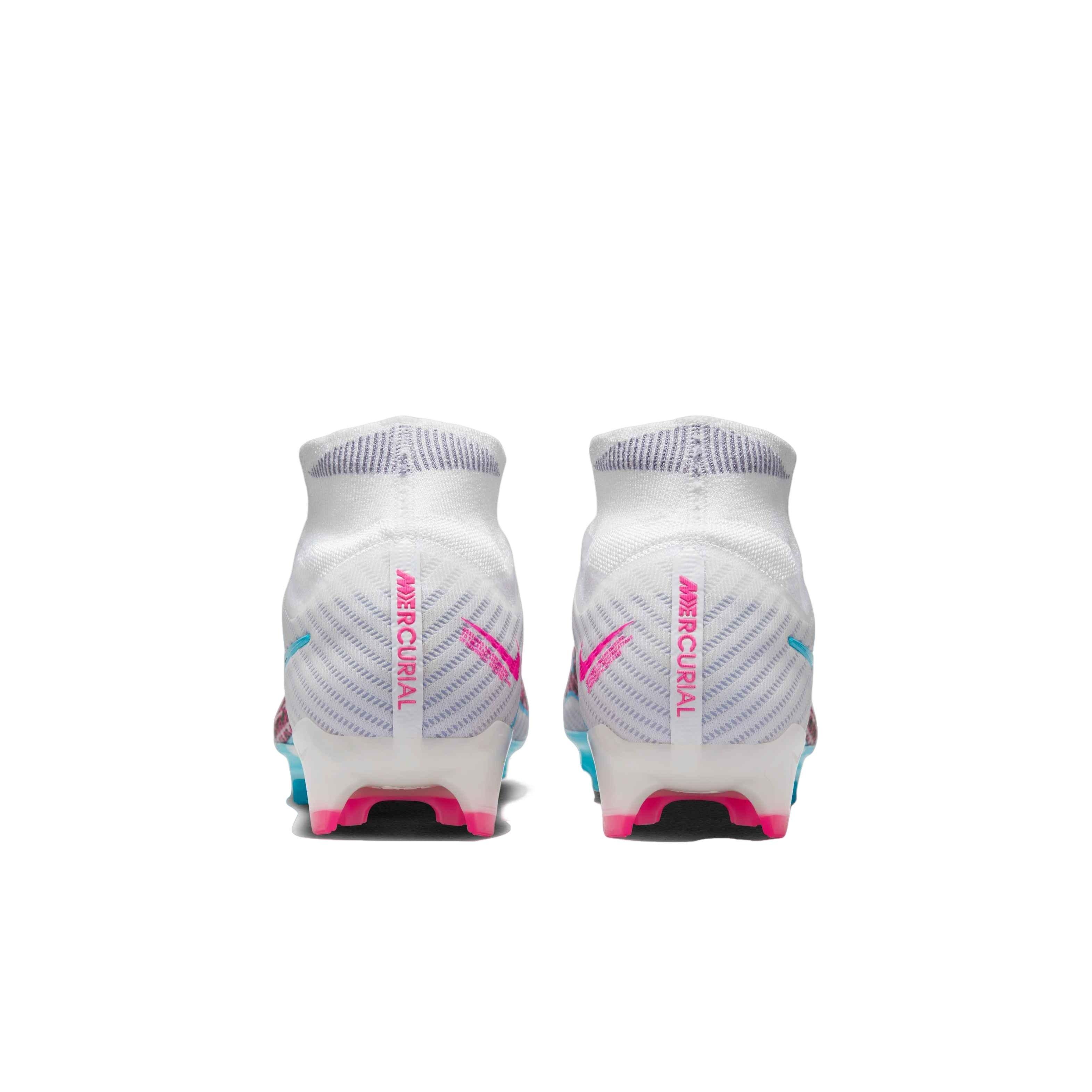 Intentie Geleerde jogger Nike Zoom Mercurial Superfly 9 Elite FG "White/Baltic Blue/Pink  Blast/Indigo Haze" Men's Soccer Cleat