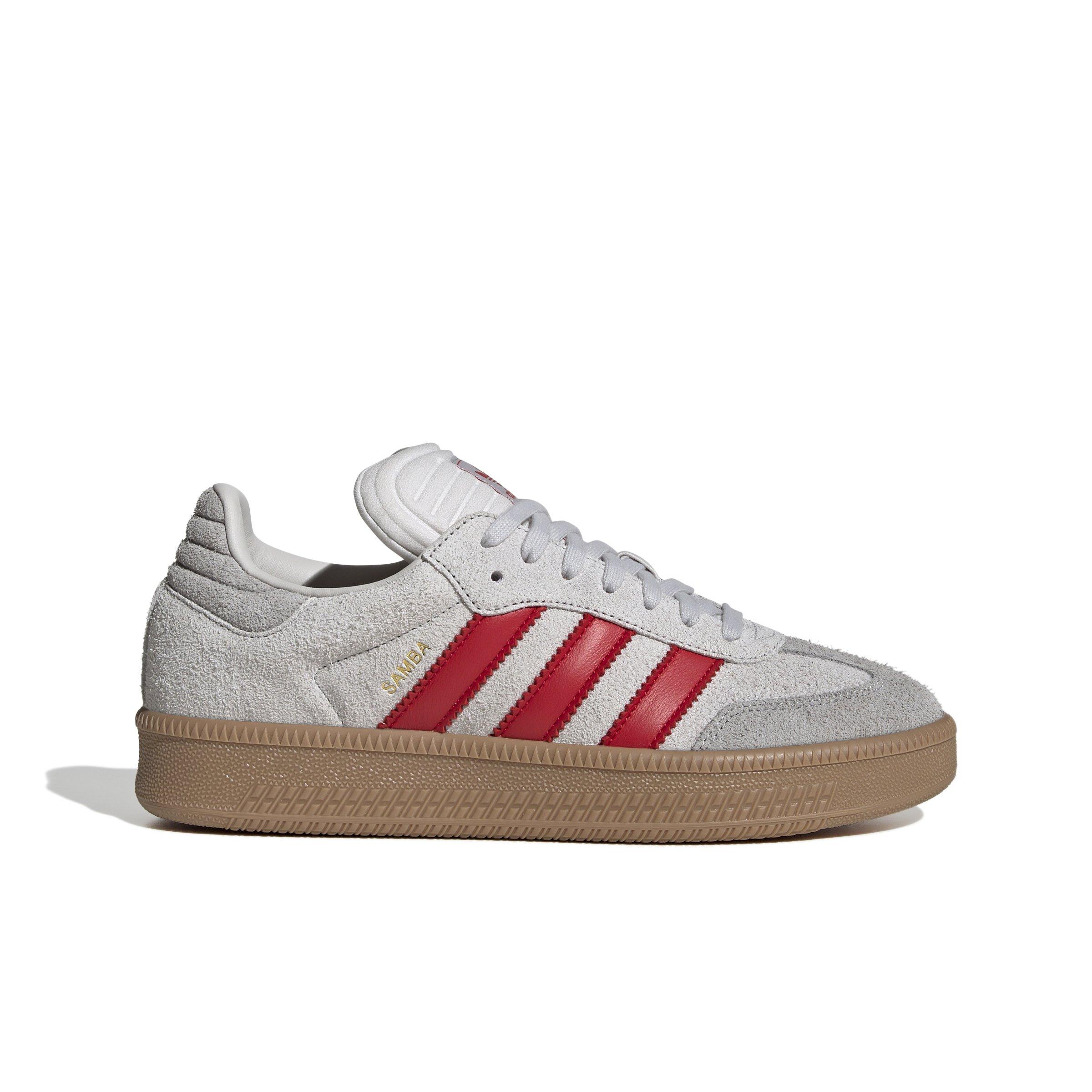 adidas Originals Samba XLG "Grey One/Better Scarlet/Gum 4" Unisex Shoe - GREY/SCARLET/GUM Thumbnail View 1