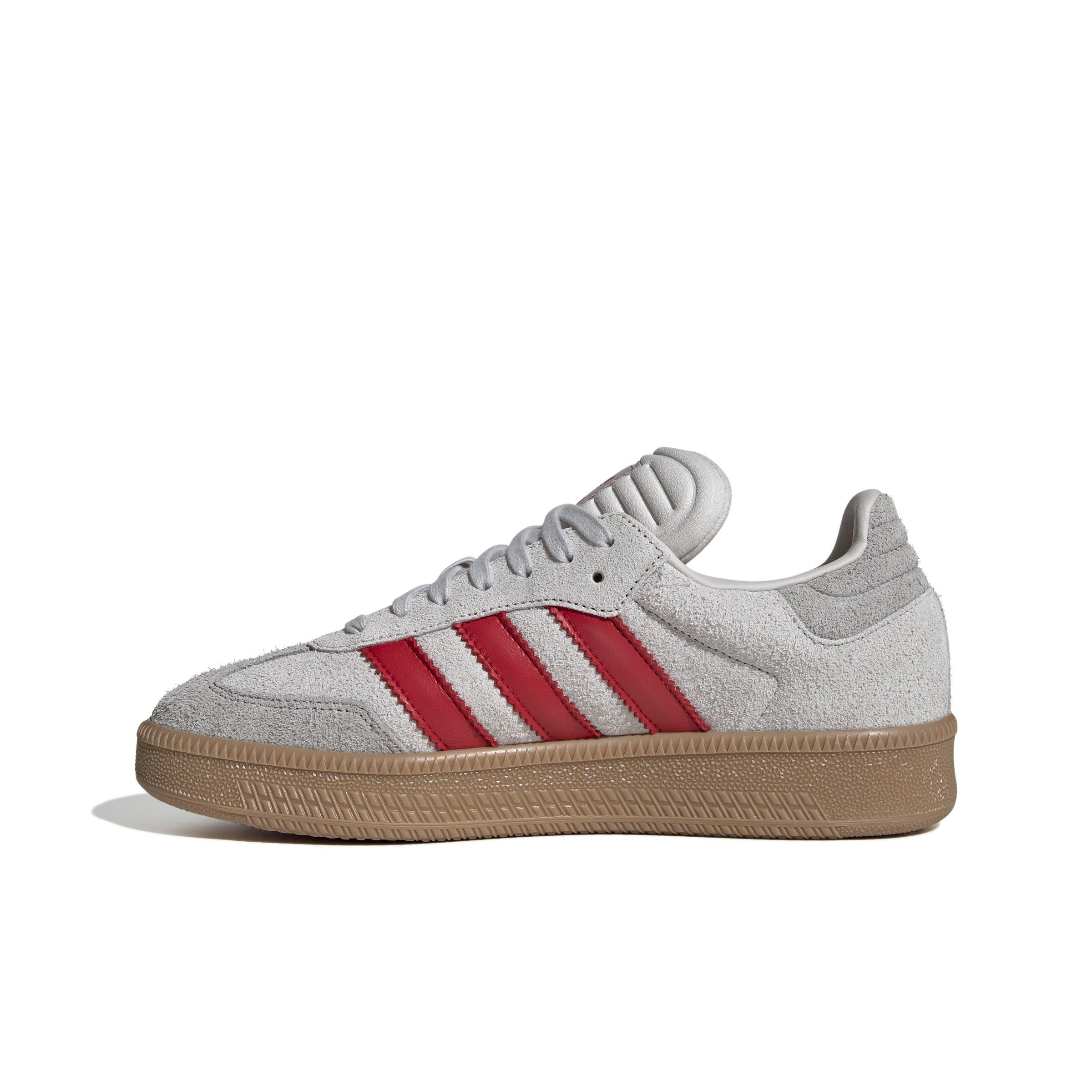 adidas Originals Samba XLG "Grey One/Better Scarlet/Gum 4" Unisex Shoe - GREY/SCARLET/GUM Thumbnail View 2