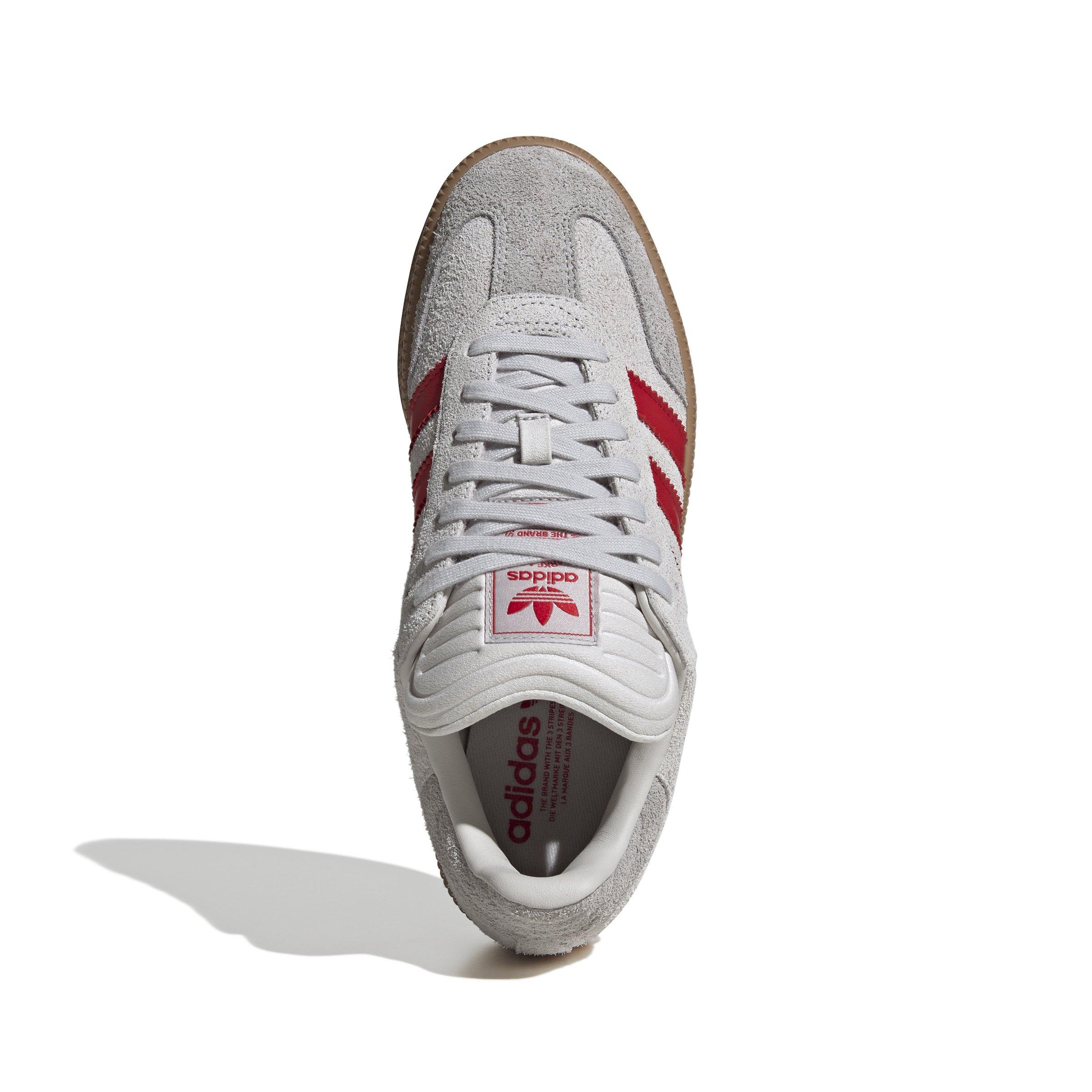 adidas Originals Samba XLG "Grey One/Better Scarlet/Gum 4" Unisex Shoe - GREY/SCARLET/GUM Thumbnail View 5