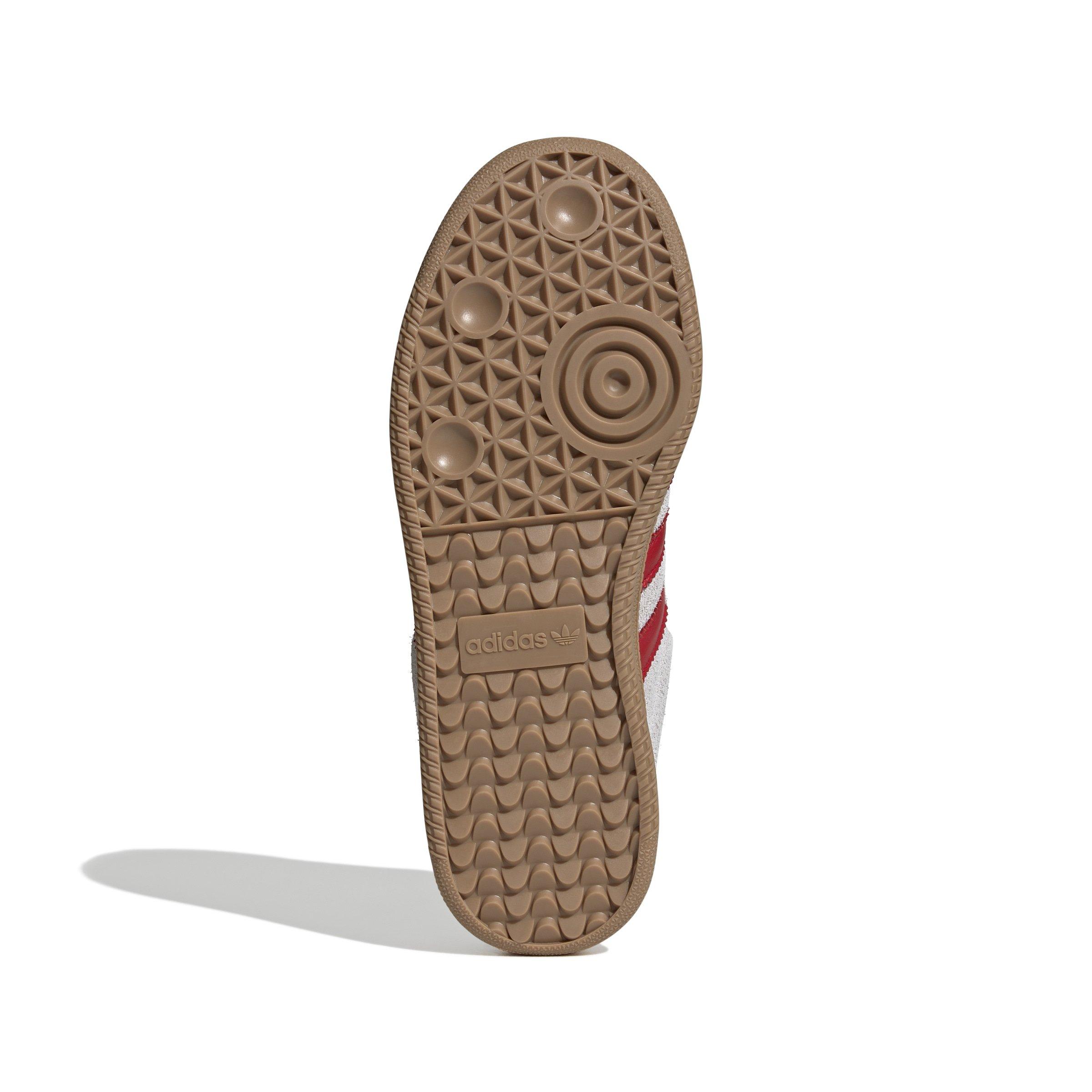 adidas Originals Samba XLG "Grey One/Better Scarlet/Gum 4" Unisex Shoe - GREY/SCARLET/GUM Thumbnail View 6