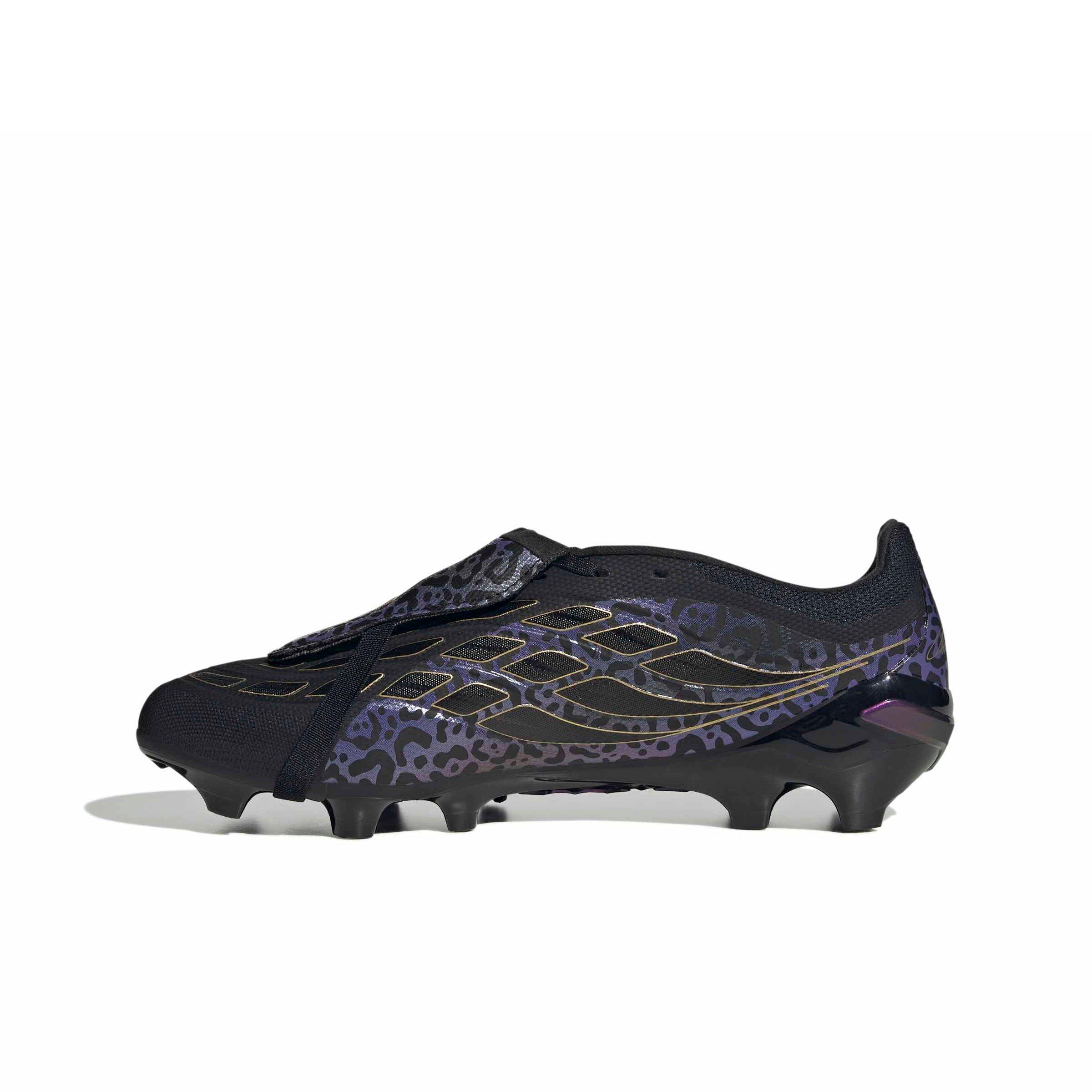 adidas Predator League FOT FG "Core Black/Gold Metallic/Core Black" Men's Soccer Cleat - BLACK/GOLD/BLACK Thumbnail View 2