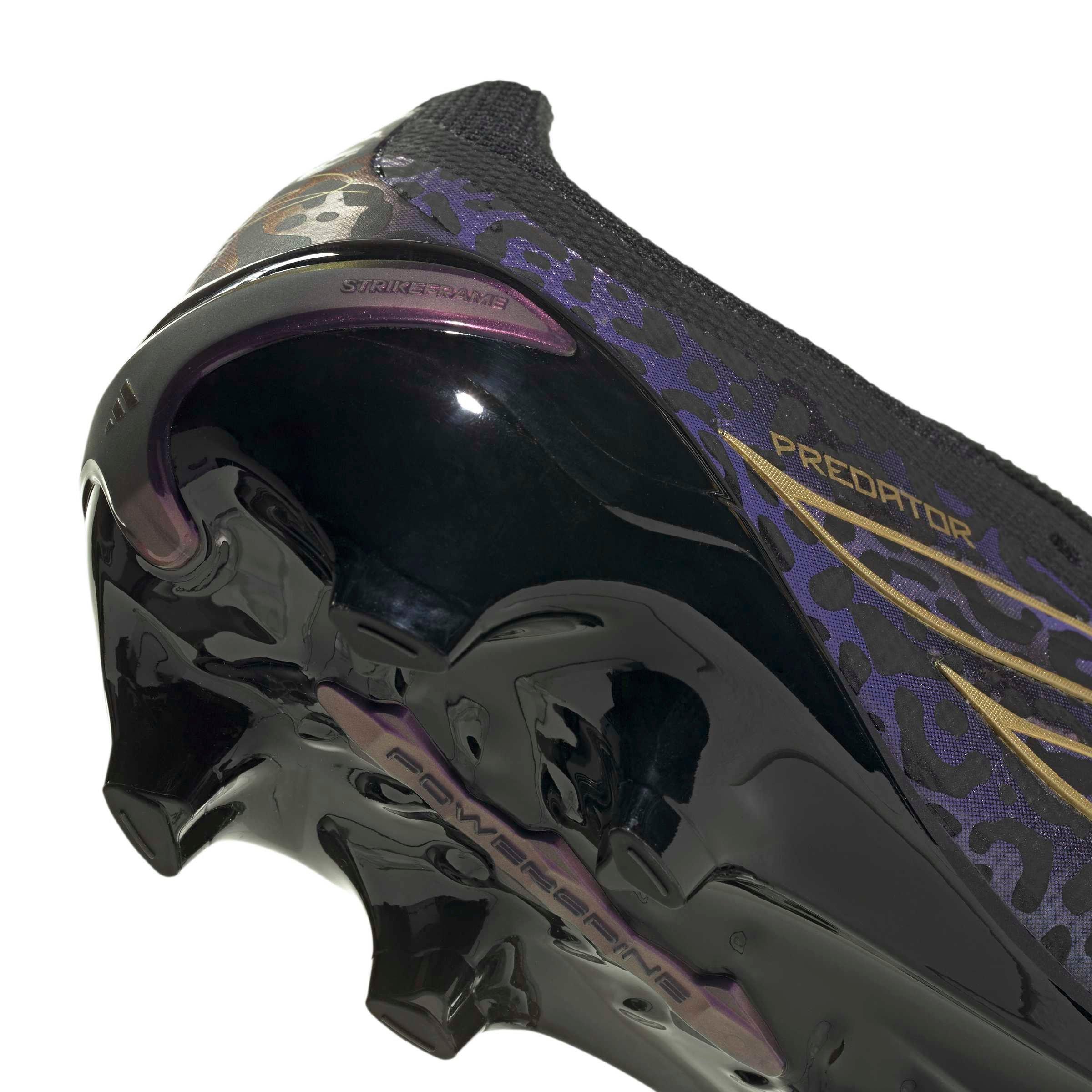 adidas Predator League FOT FG "Core Black/Gold Metallic/Core Black" Men's Soccer Cleat - BLACK/GOLD/BLACK Thumbnail View 8