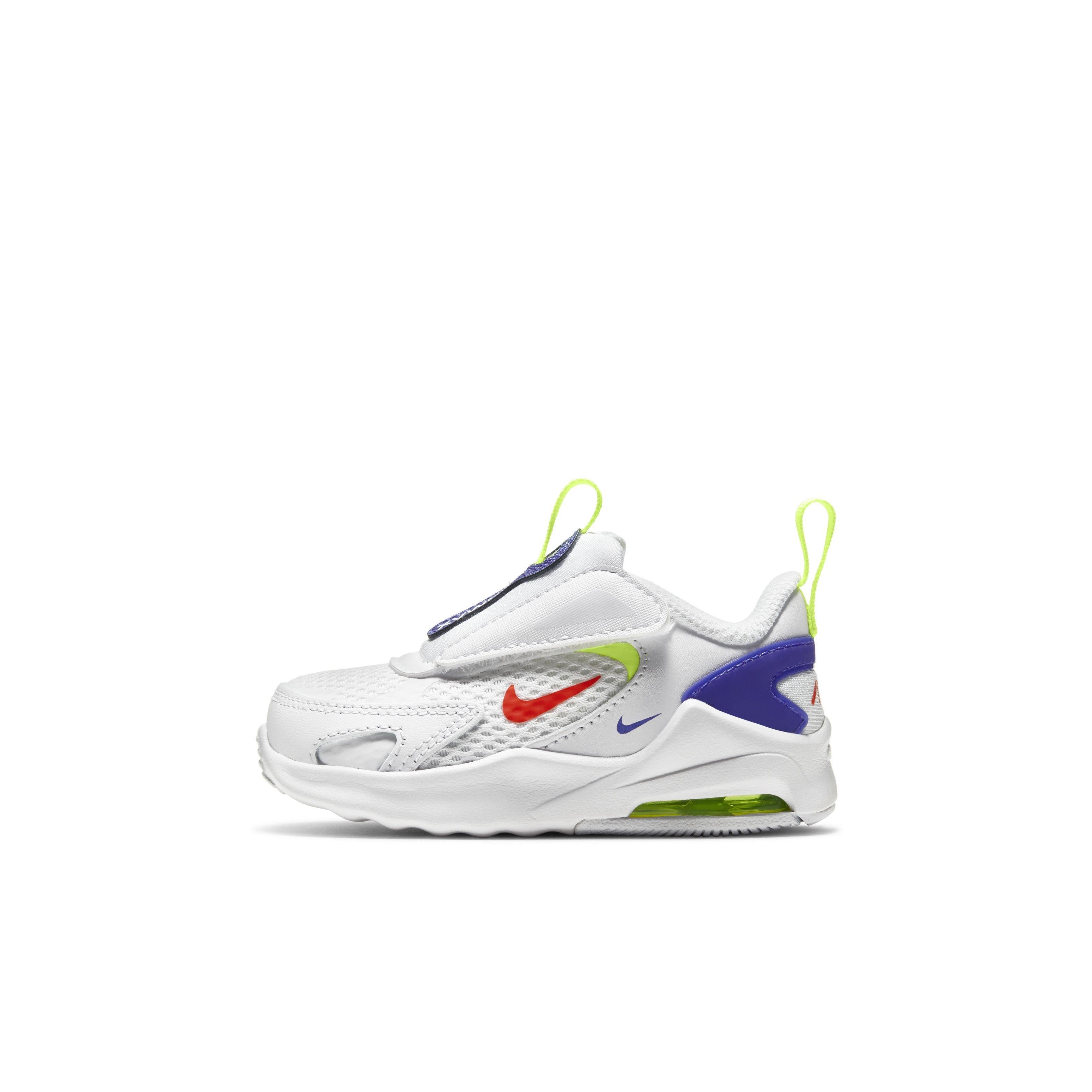 Nike Air Max Bolt "White/Volt/Indigo Burst/Bright Crimson" Toddler Shoe - WHITE Thumbnail View 2