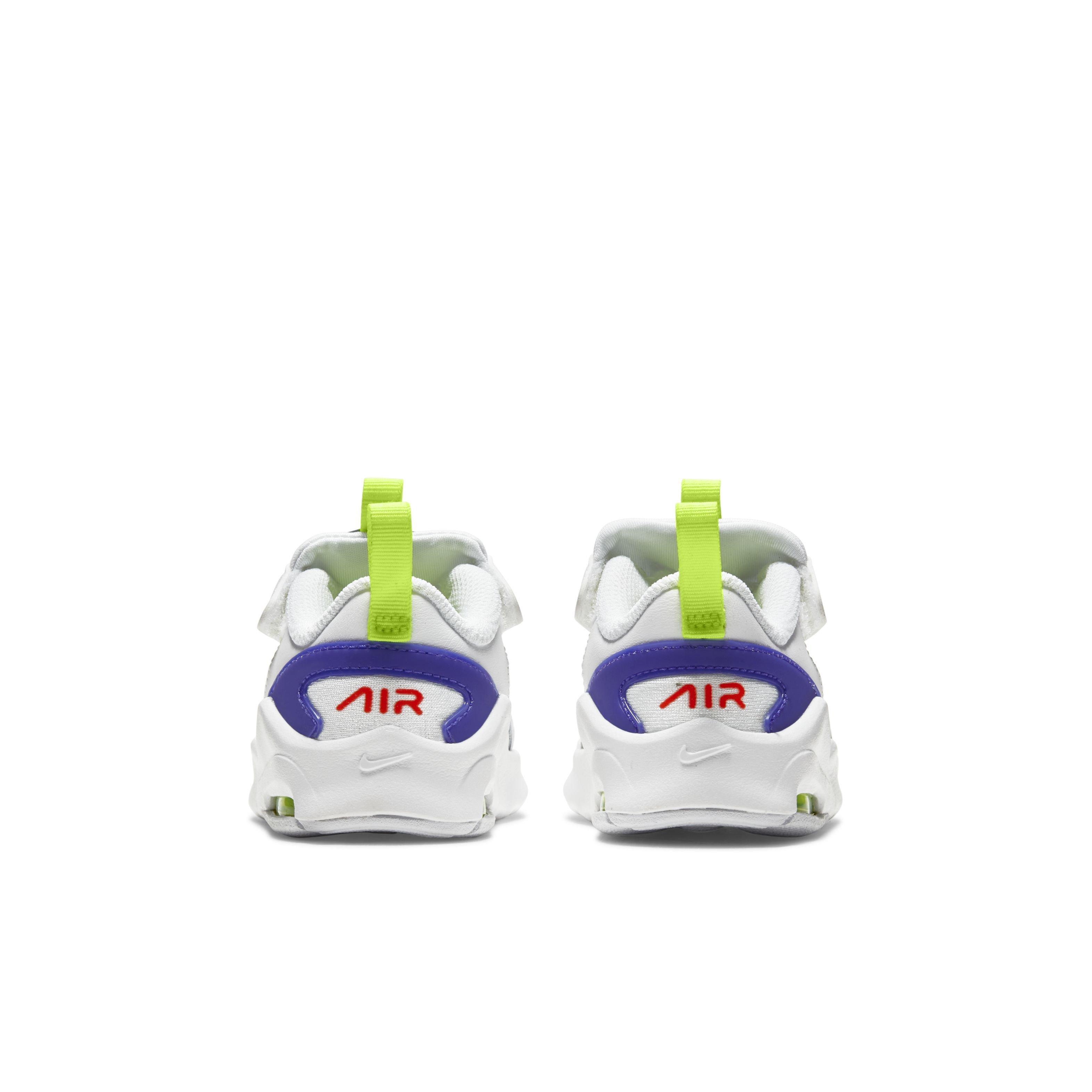 Nike Air Max Bolt "White/Volt/Indigo Burst/Bright Crimson" Toddler Shoe - WHITE Thumbnail View 5