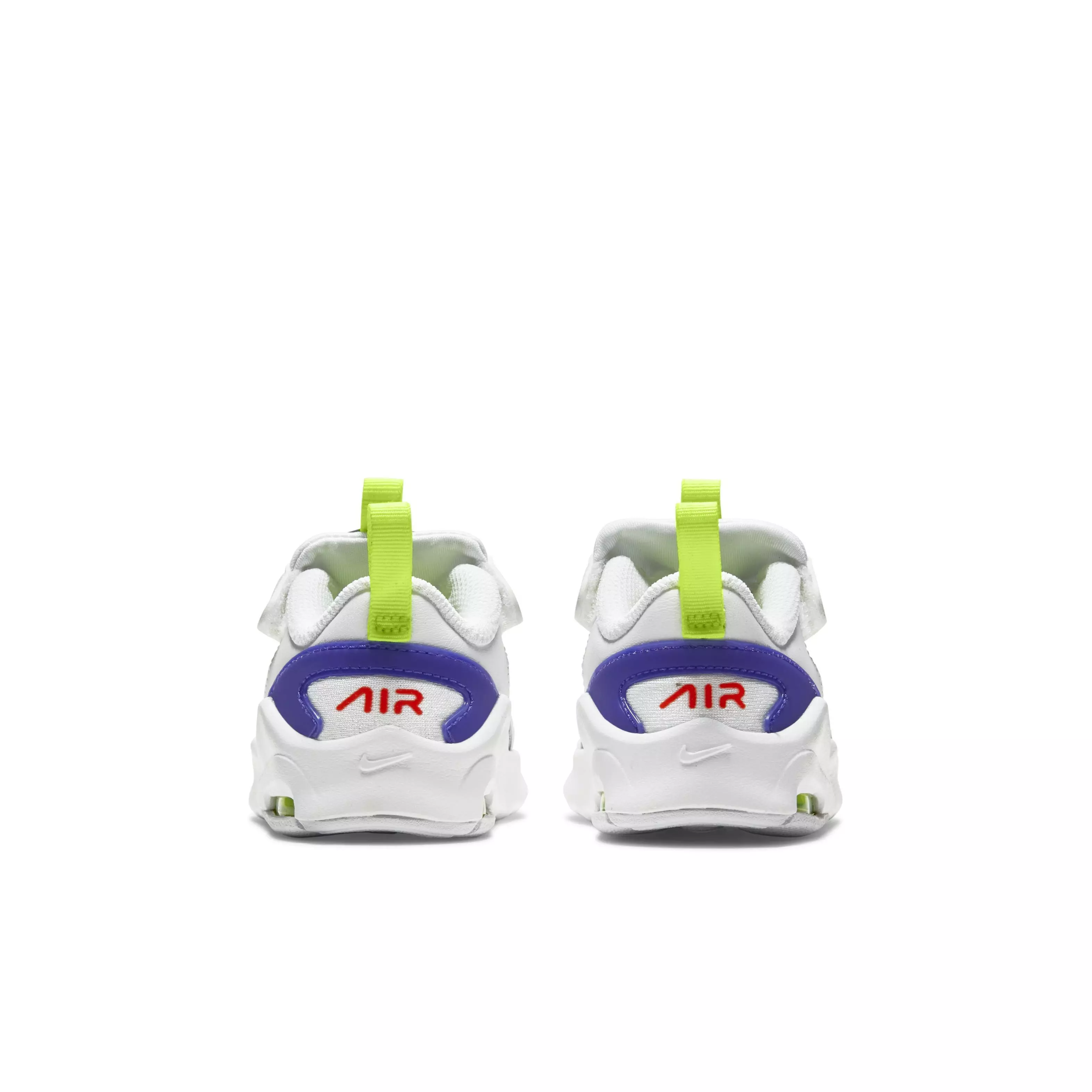 Nike Air Max Bolt "White/Volt/Indigo Burst/Bright Crimson" Toddler Shoe - WHITE