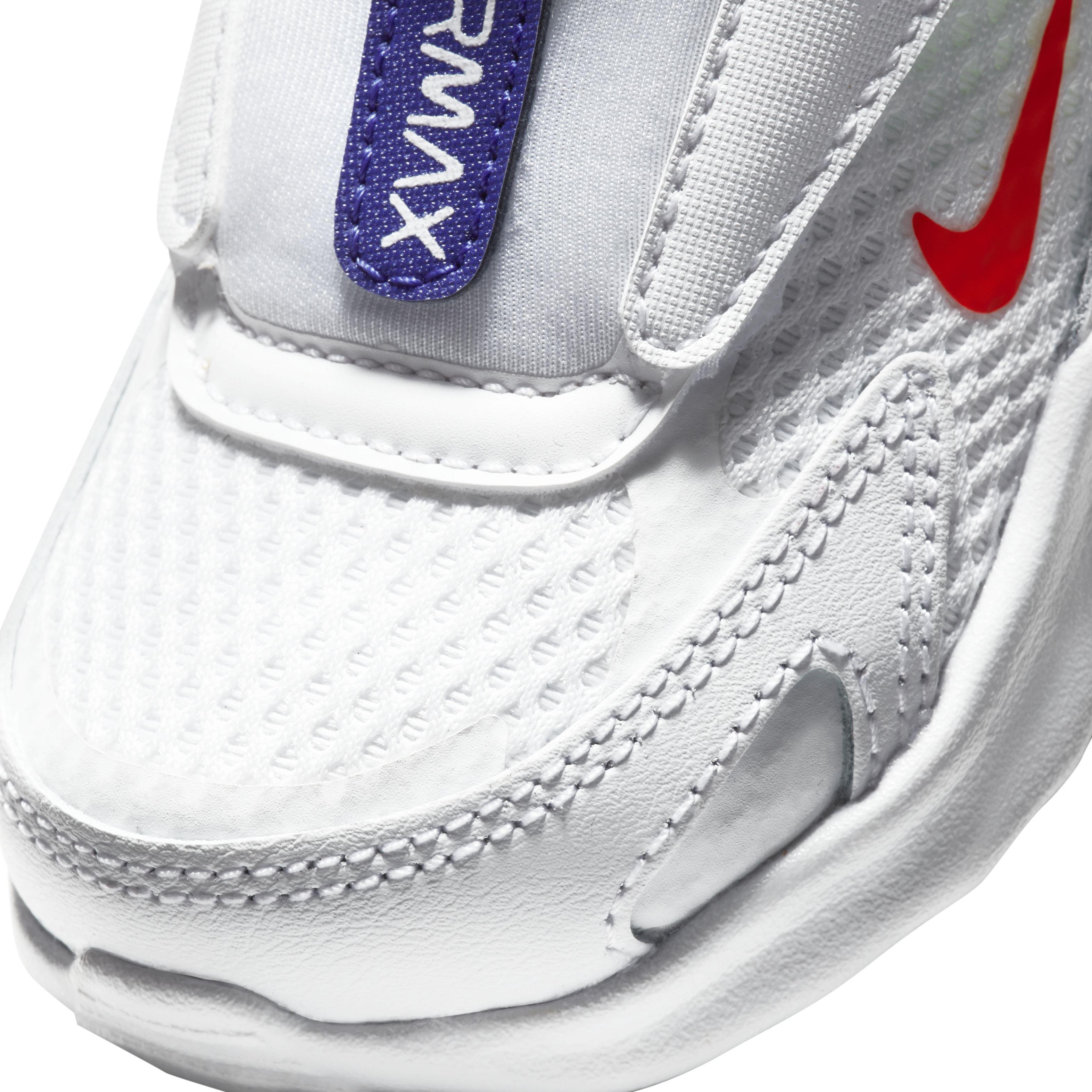 Nike Air Max Bolt "White/Volt/Indigo Burst/Bright Crimson" Toddler Shoe - WHITE Thumbnail View 7