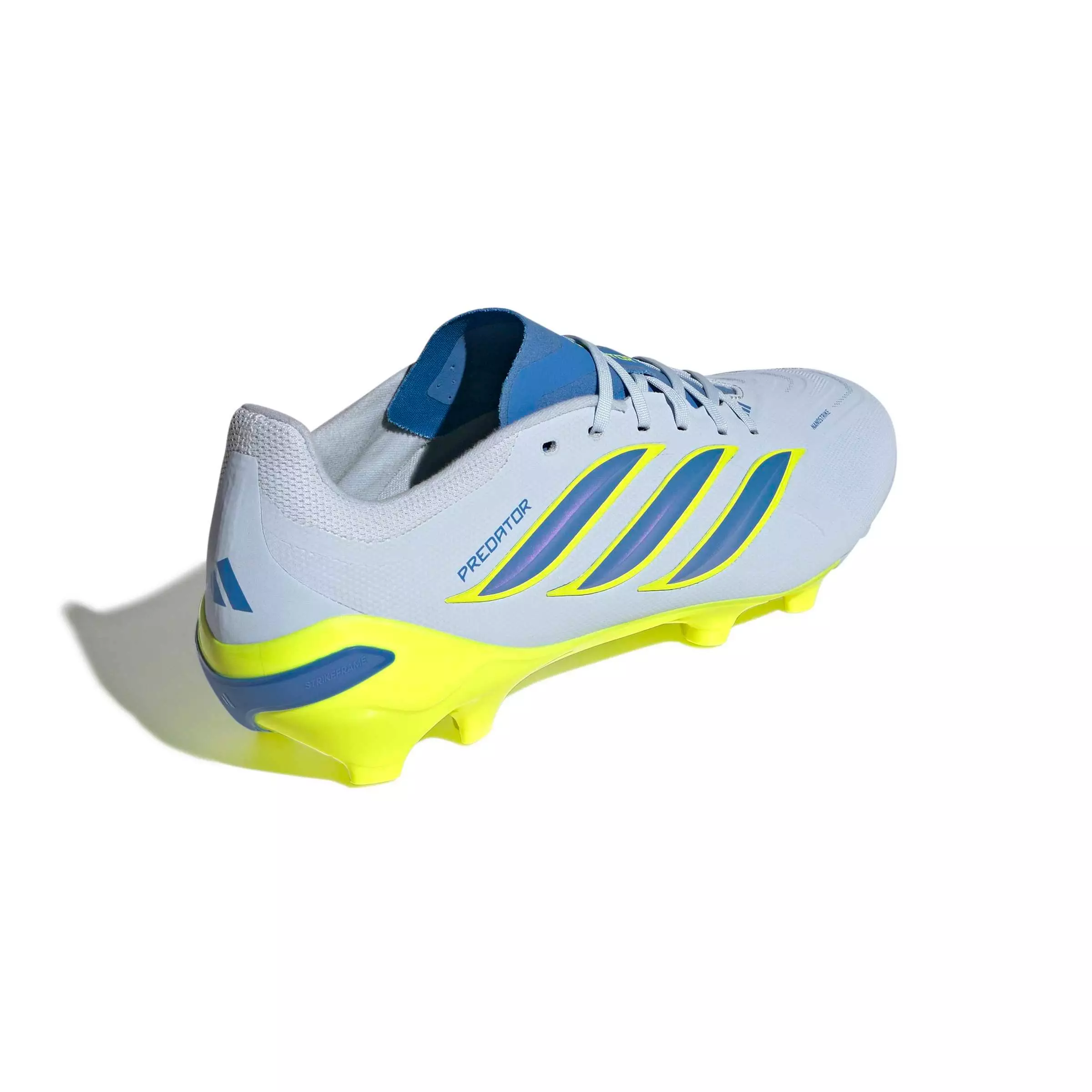 adidas Predator League FG "Crystal Sky/Ray Blue/Team Solar Yellow 2" Men's Soccer Cleat - SKY/BLUE/YELLOW