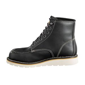 Carhartt Waterproof 6" Moc Toe "Black" Men's Wide Wedge Boot
