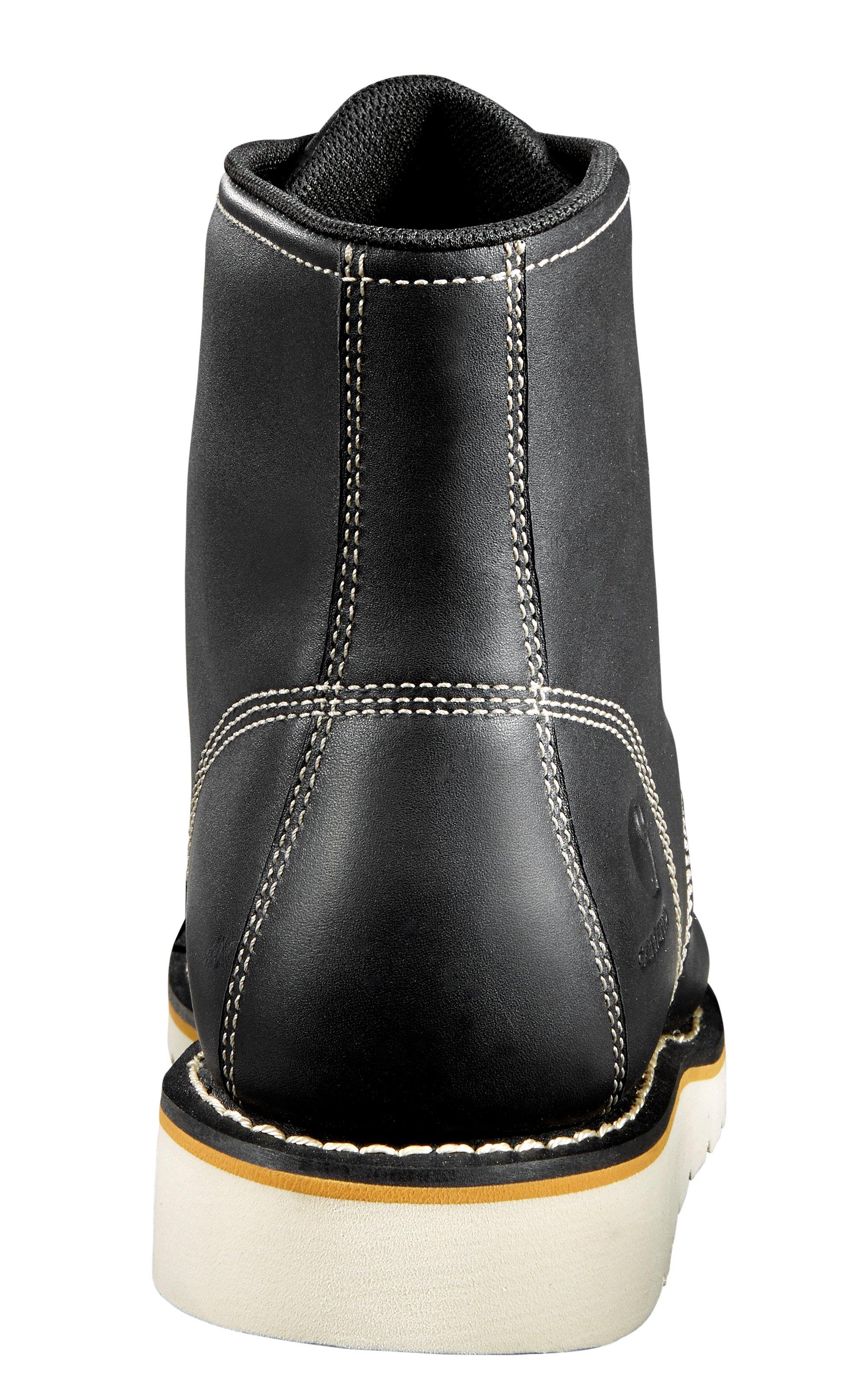 Carhartt Waterproof 6" Moc Toe "Black" Men's Wide Wedge Boot - BLACK Thumbnail View 7