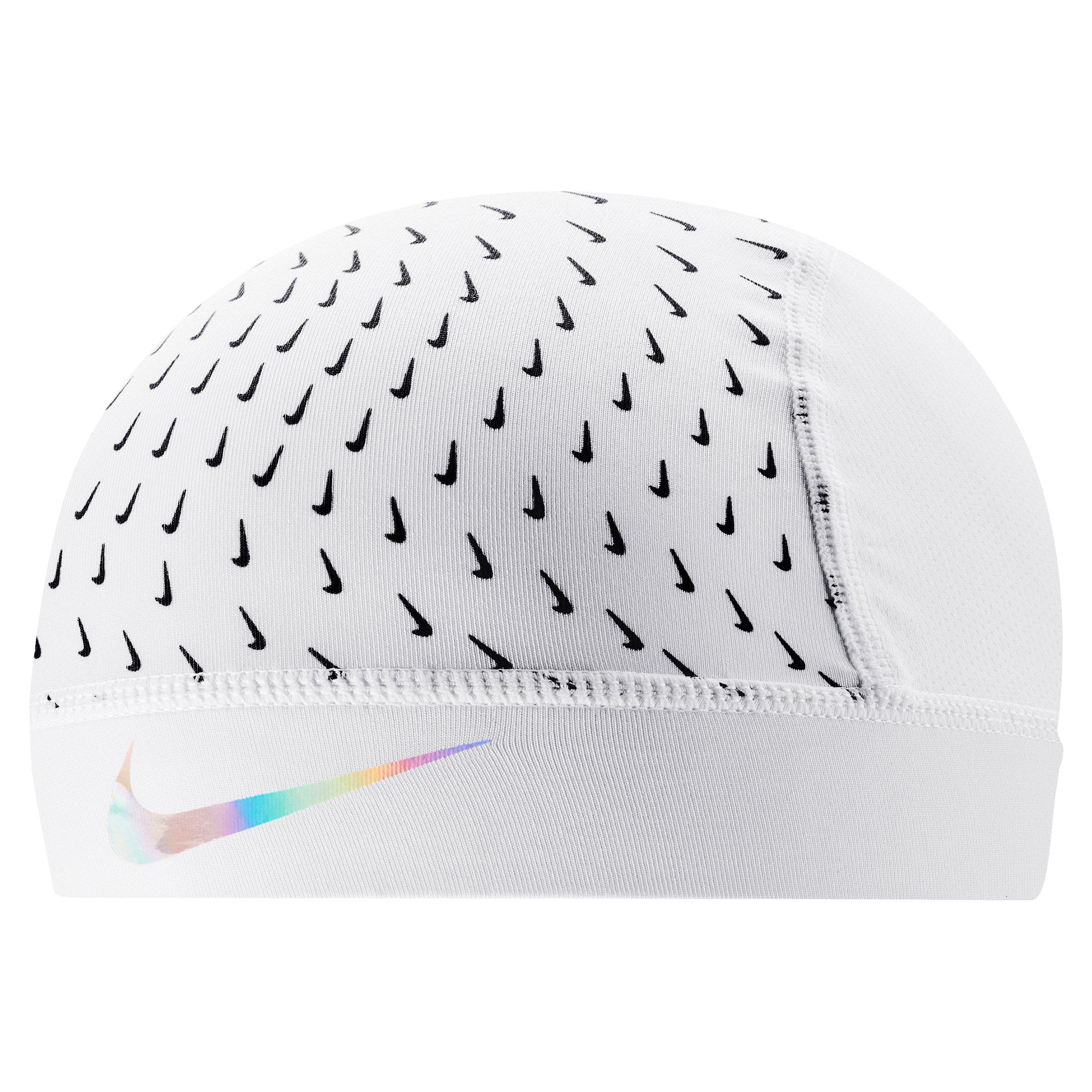 Nike Men's Pro Cooling Skull Cap-White/Black