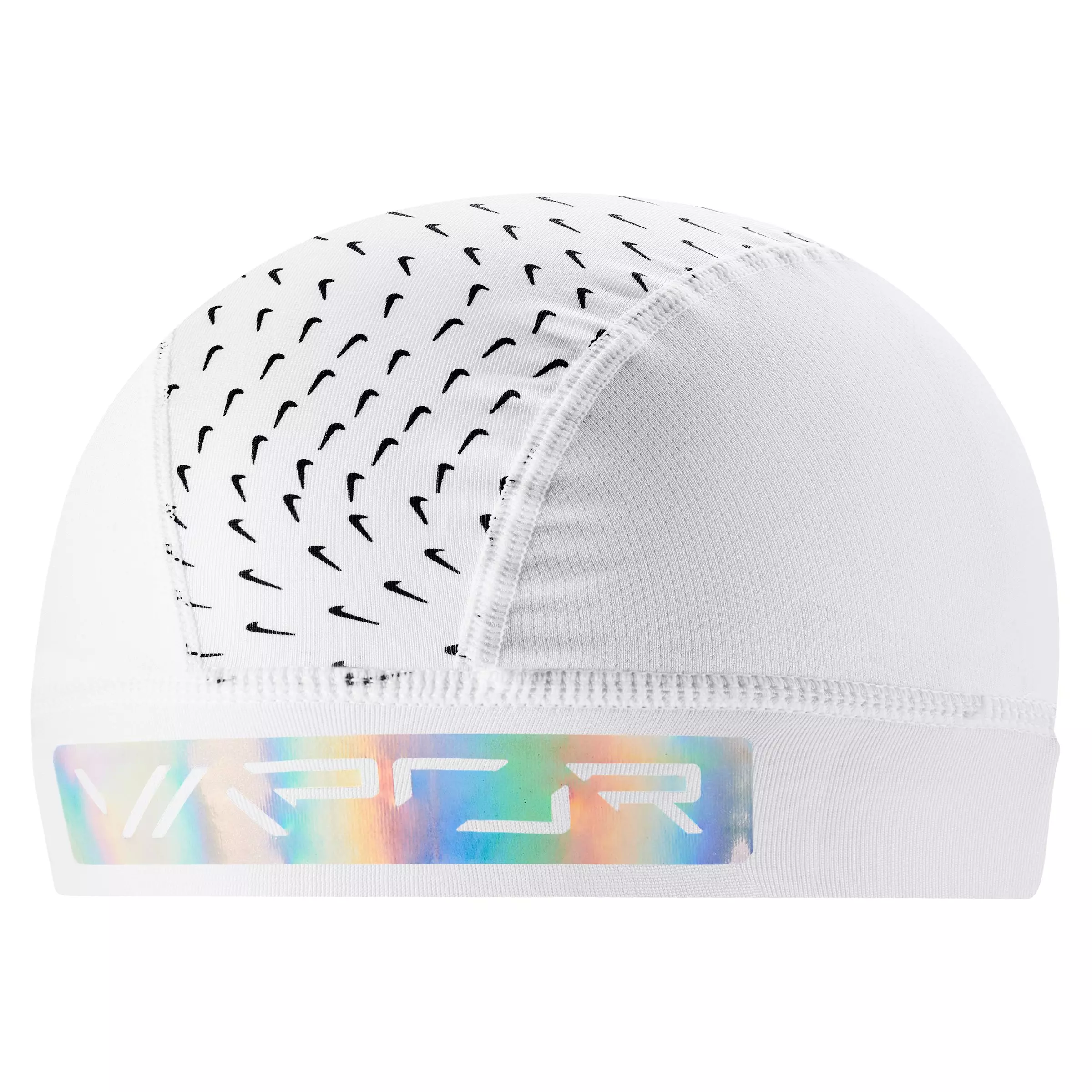 Nike Men's Pro Cooling Skull Cap-White/Black - WHITE/BLACK