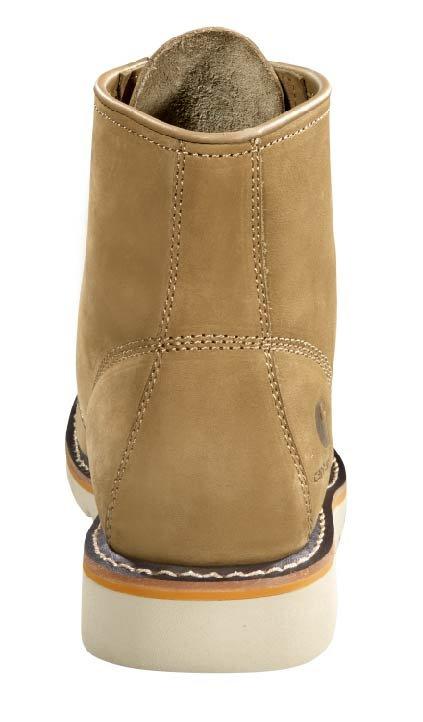 Carhartt 6" Moc Toe "Khaki" Men's Wide Wedge Boot - KHAKI Thumbnail View 8