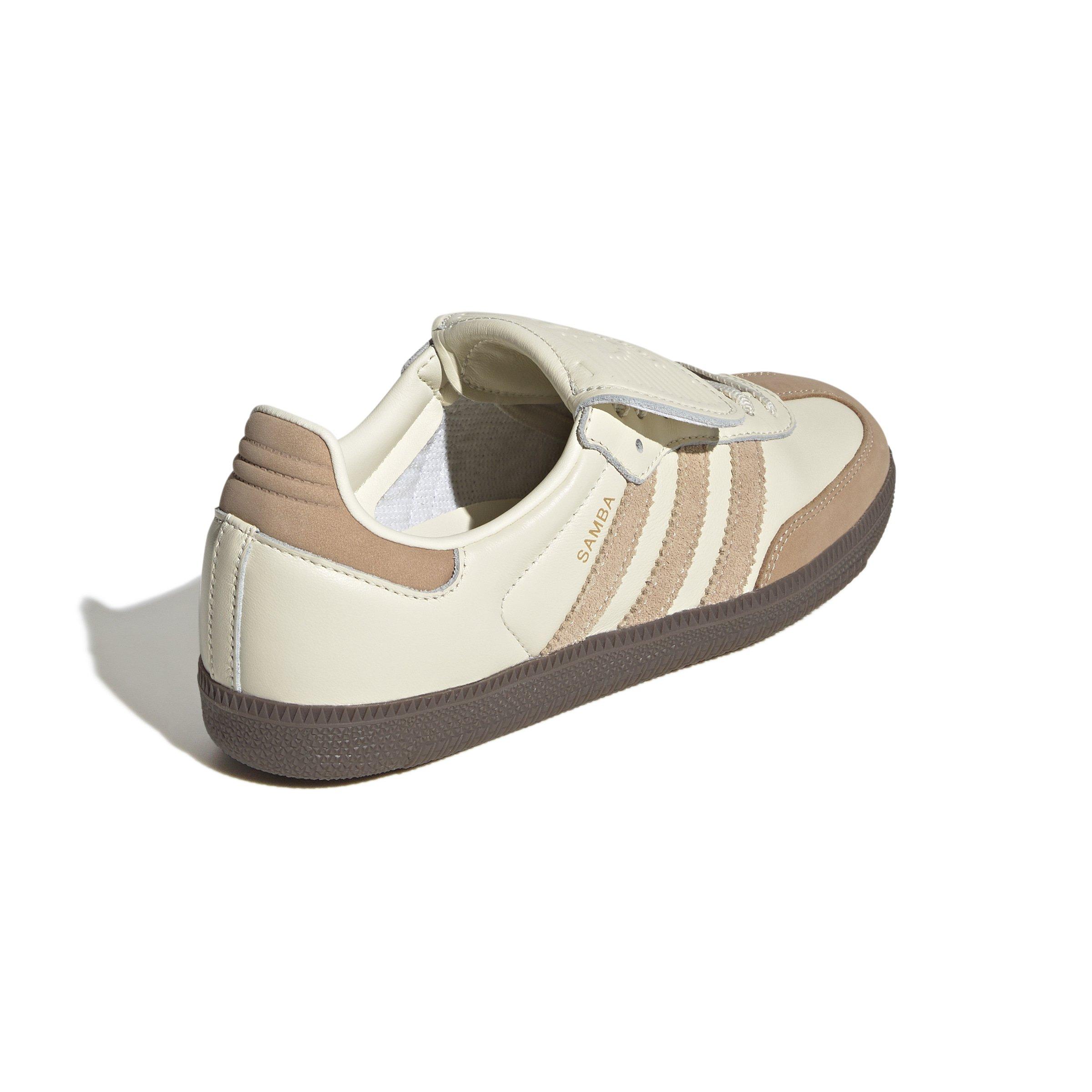 adidas Originals Samba LT "Cream White/Warm Sandstone/Gold Metallic" Unisex Shoe - CREAM/SANDSTONE/GOLD Thumbnail View 4
