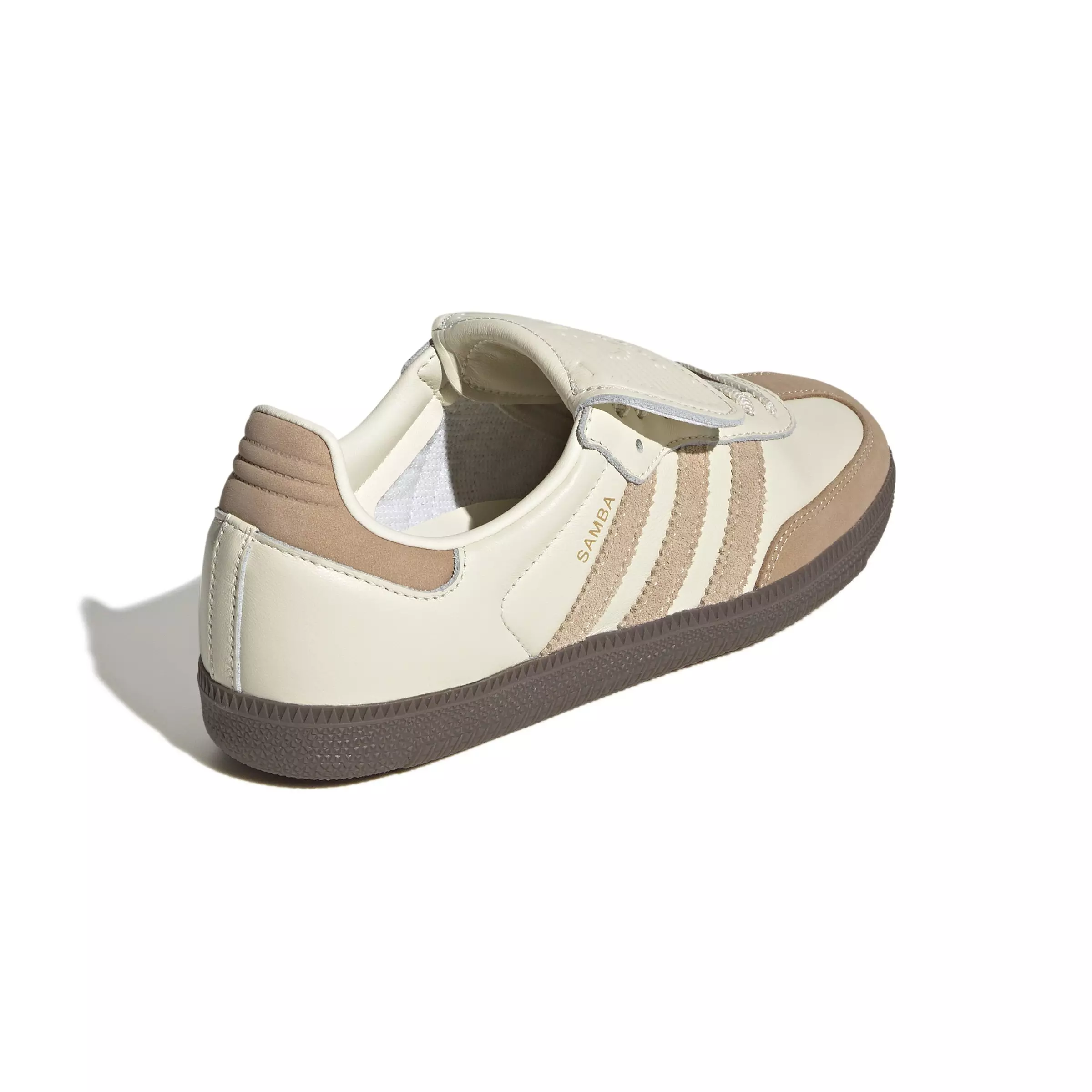 adidas Originals Samba LT "Cream White/Warm Sandstone/Gold Metallic" Unisex Shoe - CREAM/SANDSTONE/GOLD