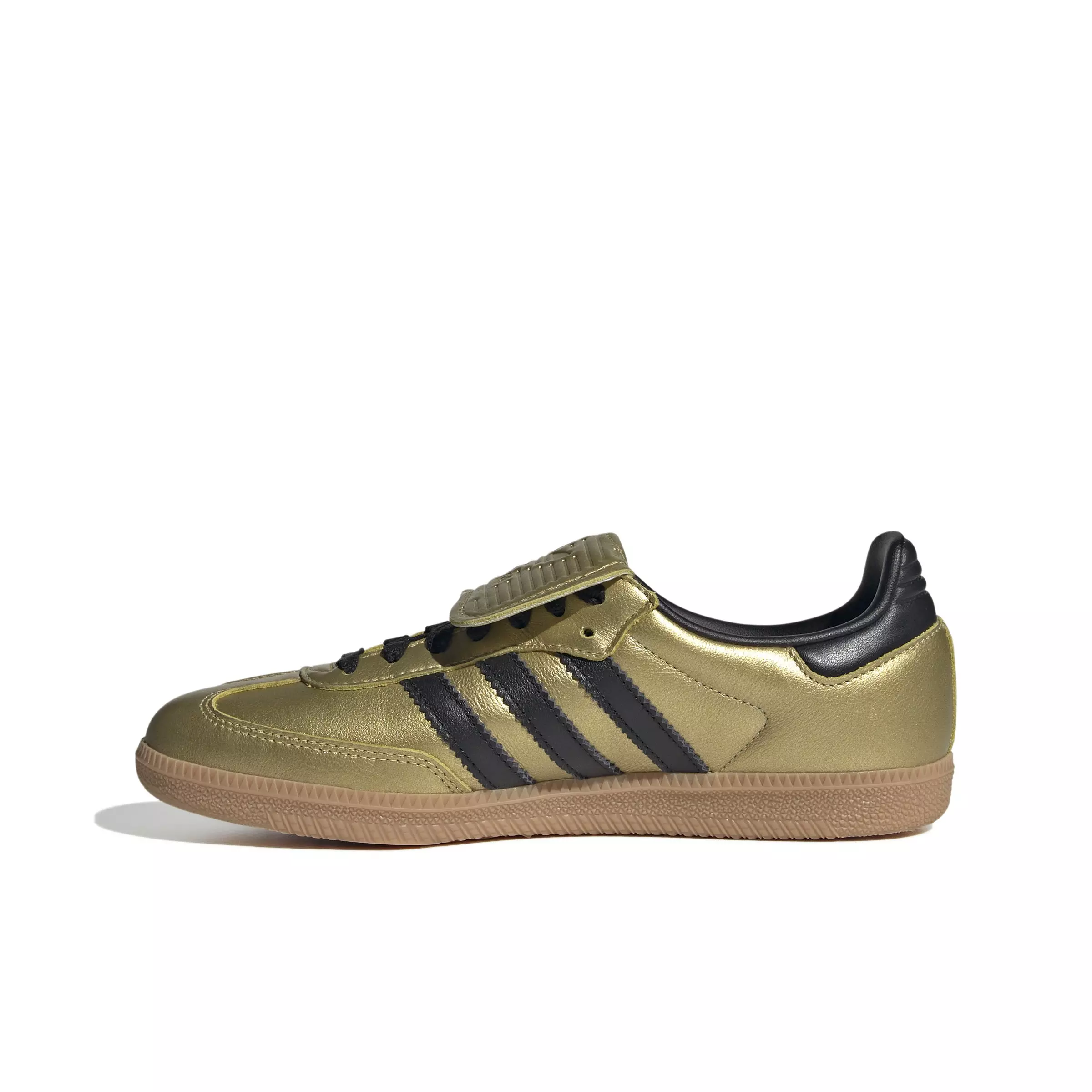 adidas Originals Samba LT "Gold Metallic/Core Black/Gum 3" Unisex Shoe - GOLD/BLACK/GUM