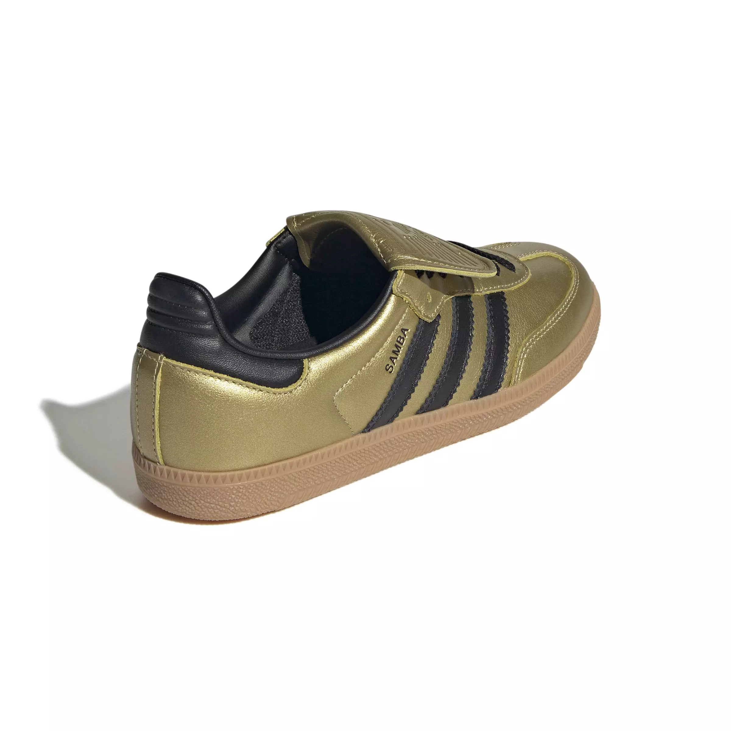 adidas Originals Samba LT "Gold Metallic/Core Black/Gum 3" Unisex Shoe - GOLD/BLACK/GUM
