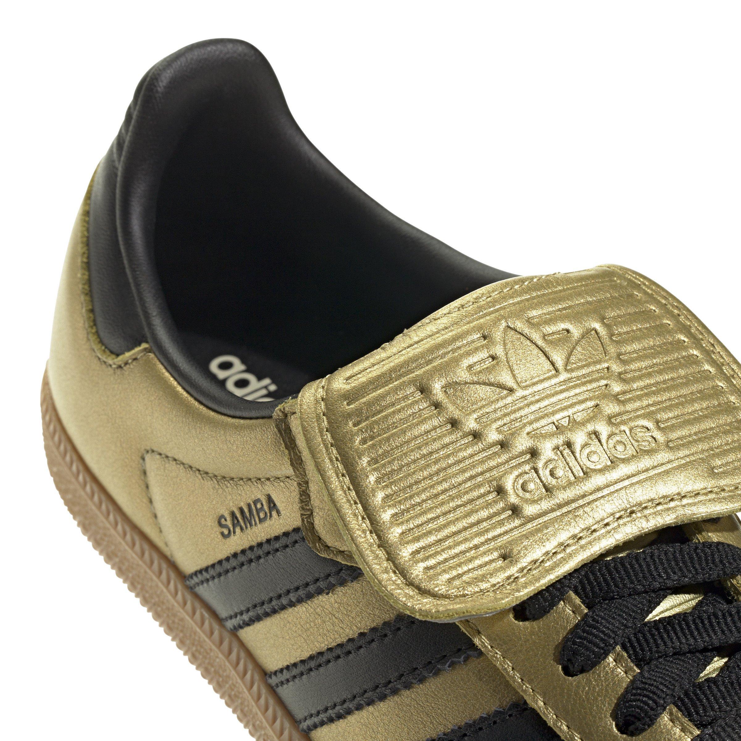 adidas Originals Samba LT "Gold Metallic/Core Black/Gum 3" Unisex Shoe - GOLD/BLACK/GUM Thumbnail View 7