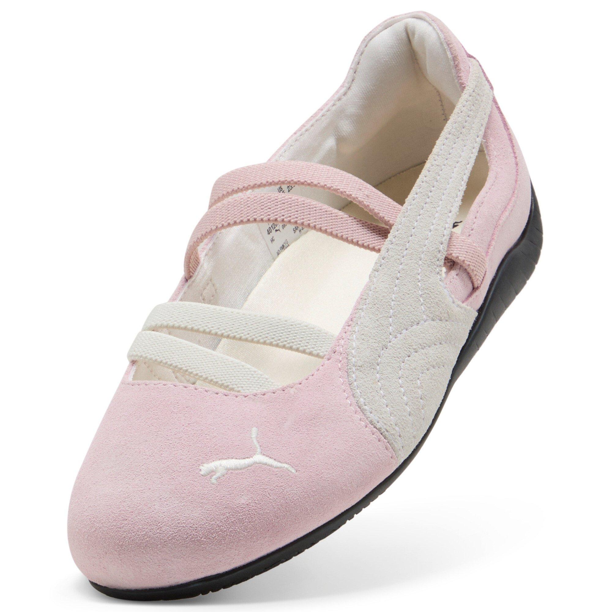PUMA Speedcat Ballet Suede "Whisp Of Pink/PUMA White/Warm White" Women's Shoe - PINK/WHITE/WHITE Thumbnail View 5