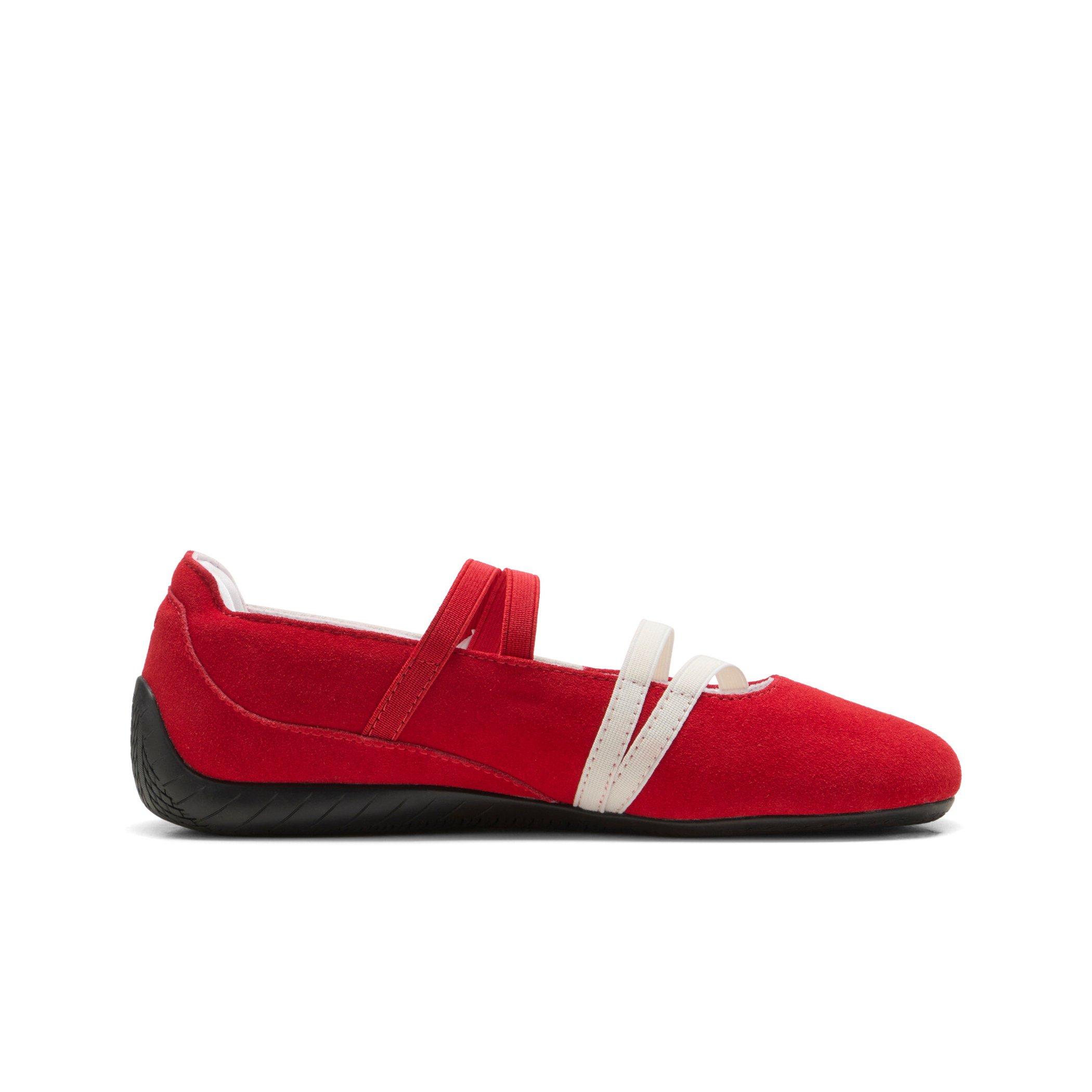 PUMA Speedcat Ballet Suede "For All Time Red/PUMA White/PUMA Black" Women's Shoe - RED/WHITE/BLACK Thumbnail View 1