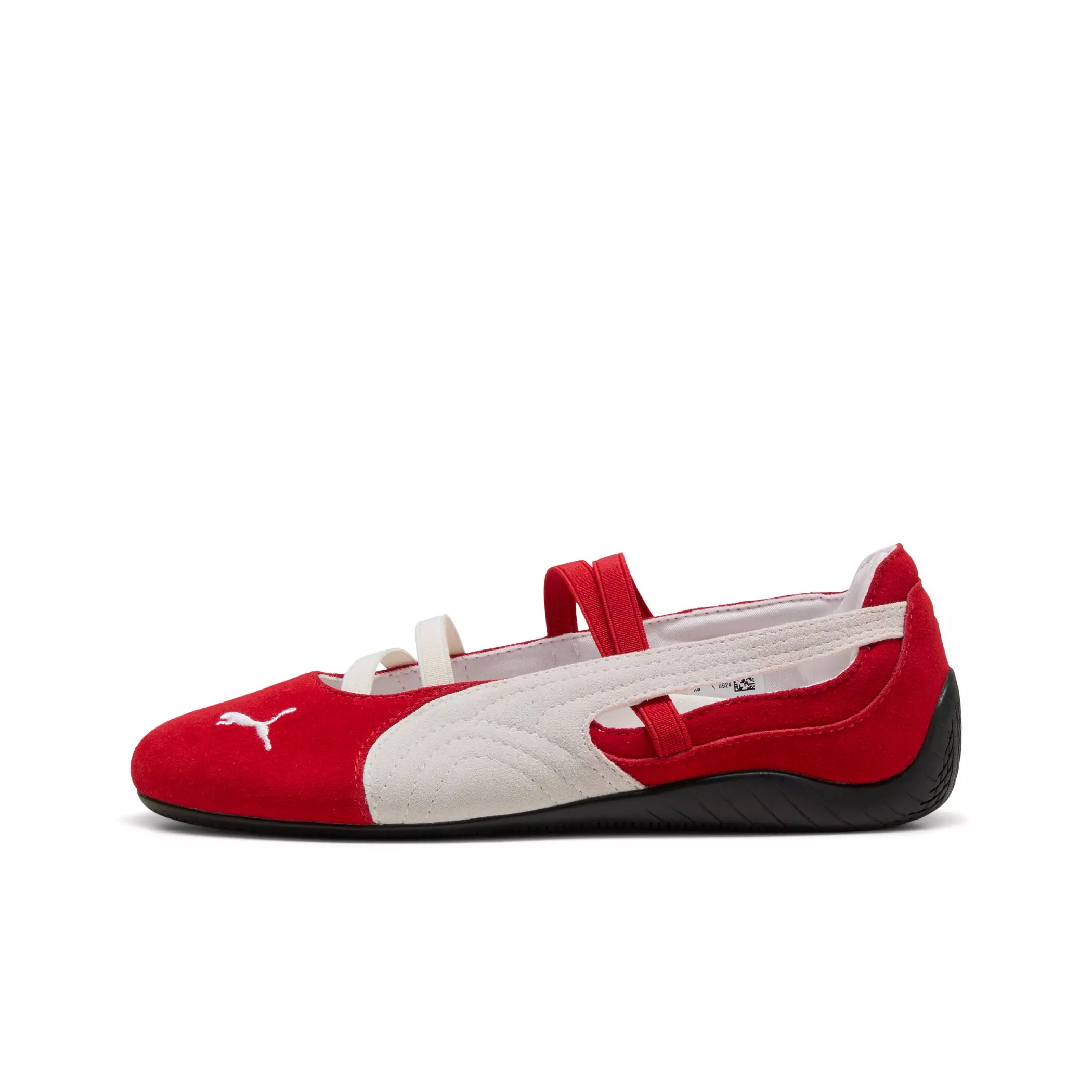 PUMA Speedcat Ballet Suede "For All Time Red/PUMA White/PUMA Black" Women's Shoe - RED/WHITE/BLACK