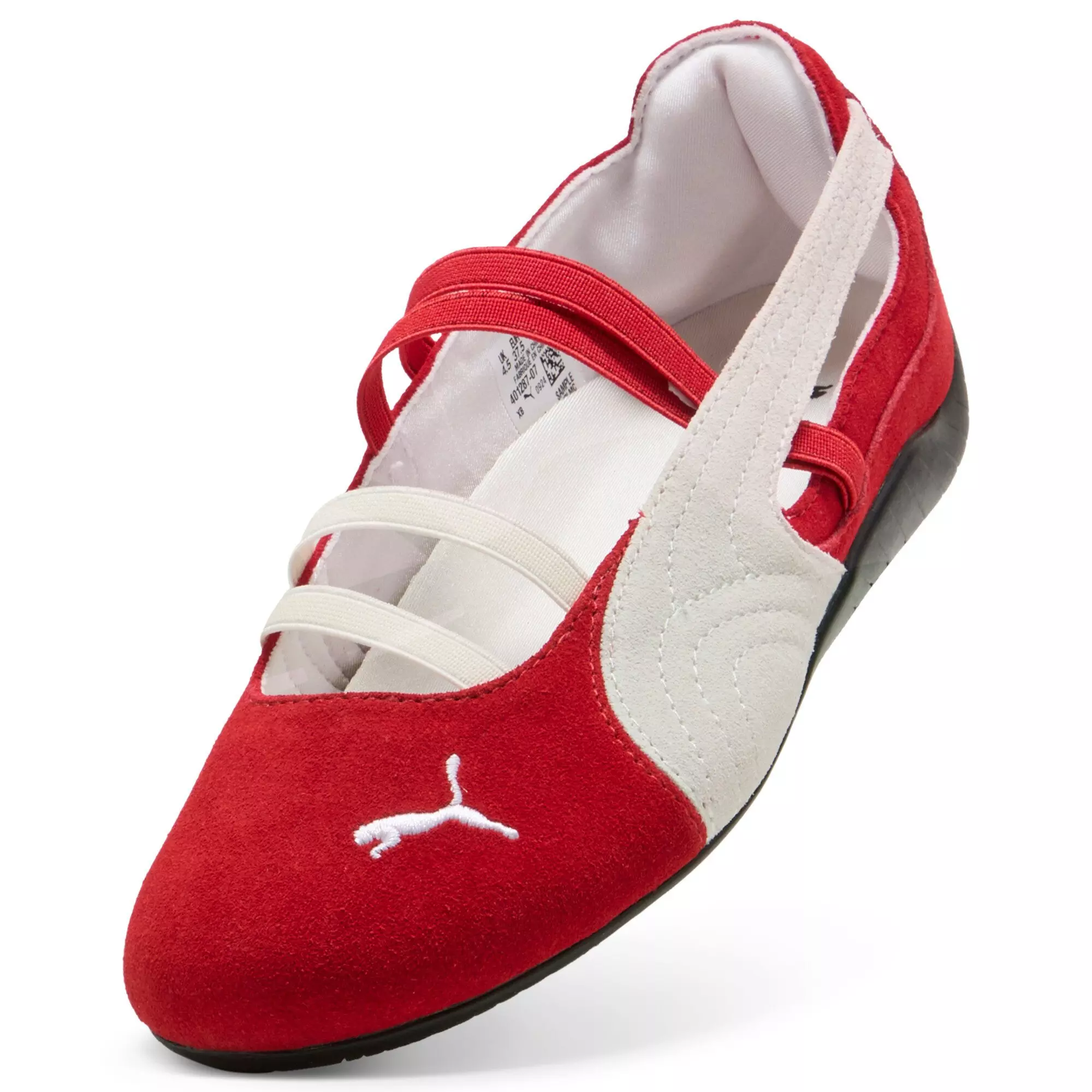 PUMA Speedcat Ballet Suede "For All Time Red/PUMA White/PUMA Black" Women's Shoe - RED/WHITE/BLACK