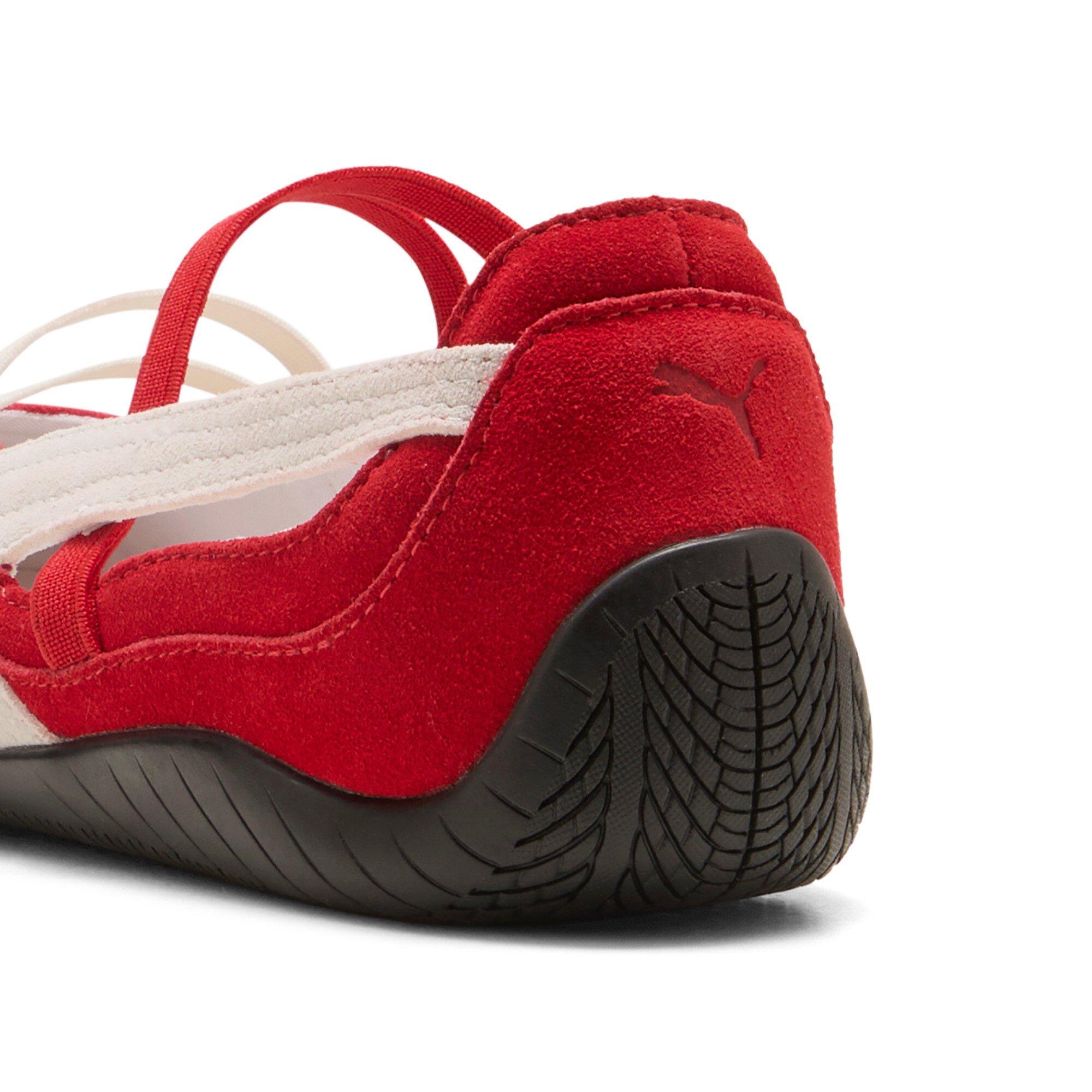 PUMA Speedcat Ballet Suede "For All Time Red/PUMA White/PUMA Black" Women's Shoe - RED/WHITE/BLACK Thumbnail View 6