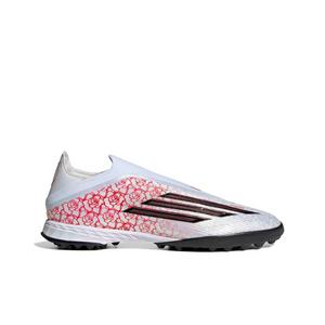 adidas F50 Pro Laceless Turf "Ftwr White/Core Black/Lucid Red" Men's Soccer Shoe