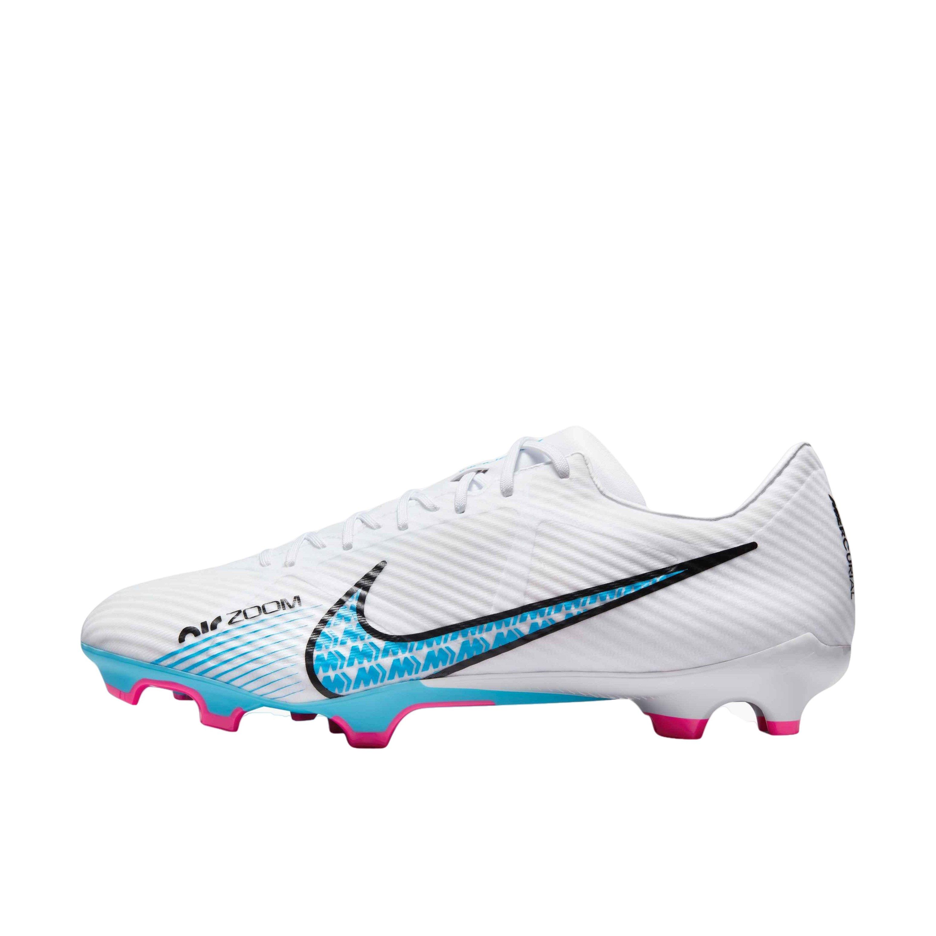 Nike Zoom Mercurial Vapor 15 Academy MG "White/Baltic Blue/Hot Punch/Coconut Milk" Men's Soccer Cleat - WHITE/BLUE/PUNCH/MILK Thumbnail View 2