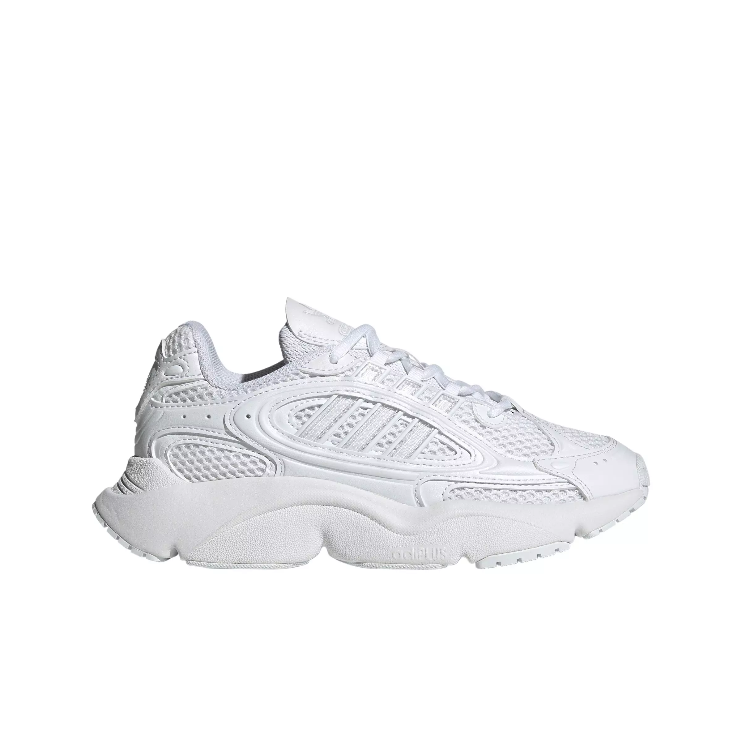 adidas Originals OZMILLEN "Ftwr White/Ftwr White/Core Black" Grade School Boys' Shoe - WHITE/WHITE/BLACK