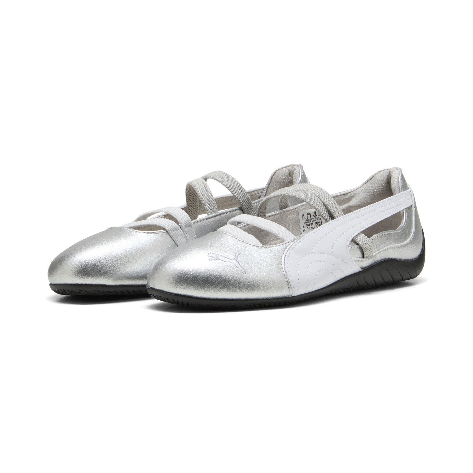 PUMA Speedcat Ballet Metallic "PUMA Silver/PUMA White" Women's Shoe - SILVER/WHITE Thumbnail View 3