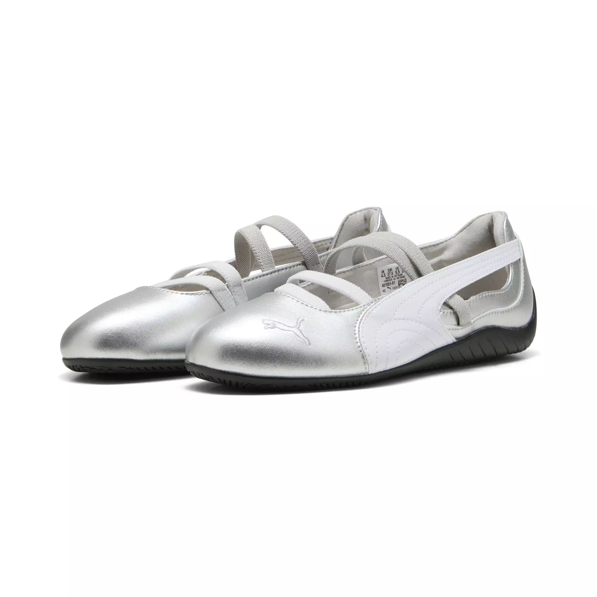 PUMA Speedcat Ballet Metallic "PUMA Silver/PUMA White" Women's Shoe - SILVER/WHITE