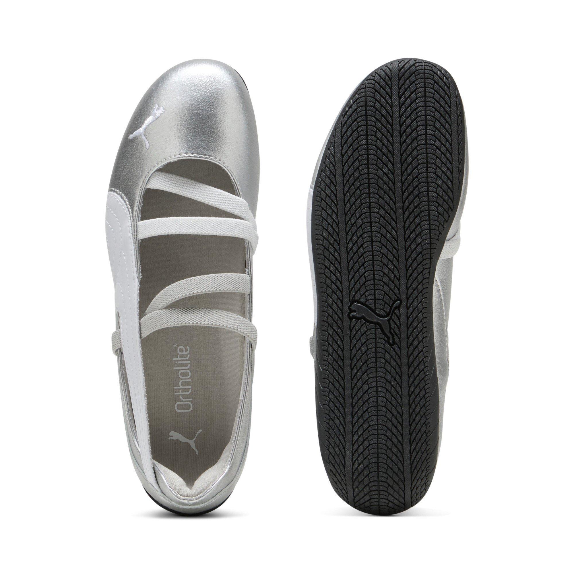 PUMA Speedcat Ballet Metallic "PUMA Silver/PUMA White" Women's Shoe - SILVER/WHITE Thumbnail View 4