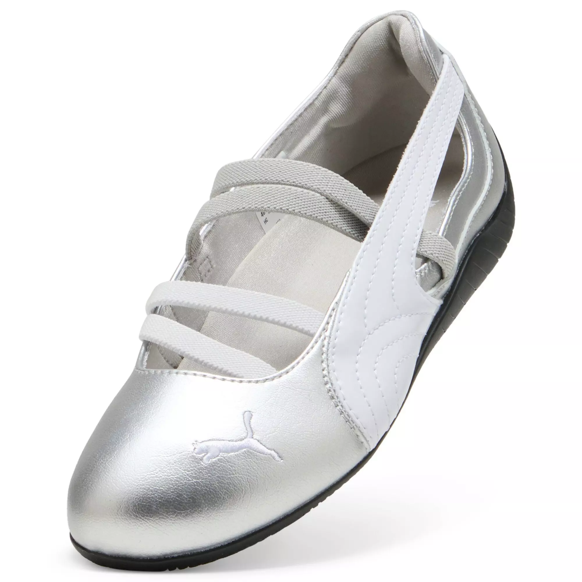 PUMA Speedcat Ballet Metallic "PUMA Silver/PUMA White" Women's Shoe - SILVER/WHITE