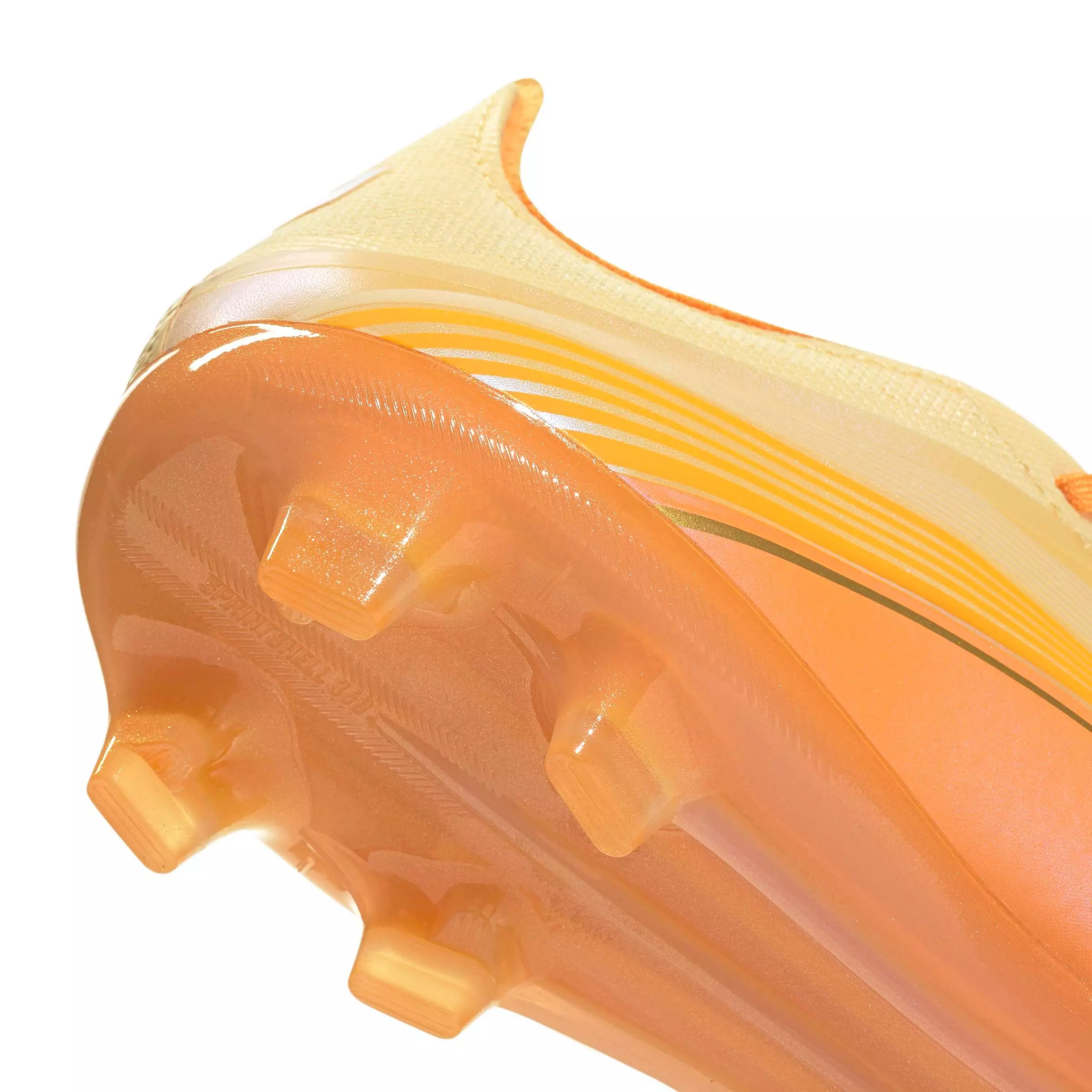 adidas F50 Messi Pro FG "Ice Tangerine/Gold Metallic/Pure Tangerine" Men's Soccer Cleat - TANGERINE/GOLD/TANGERINE