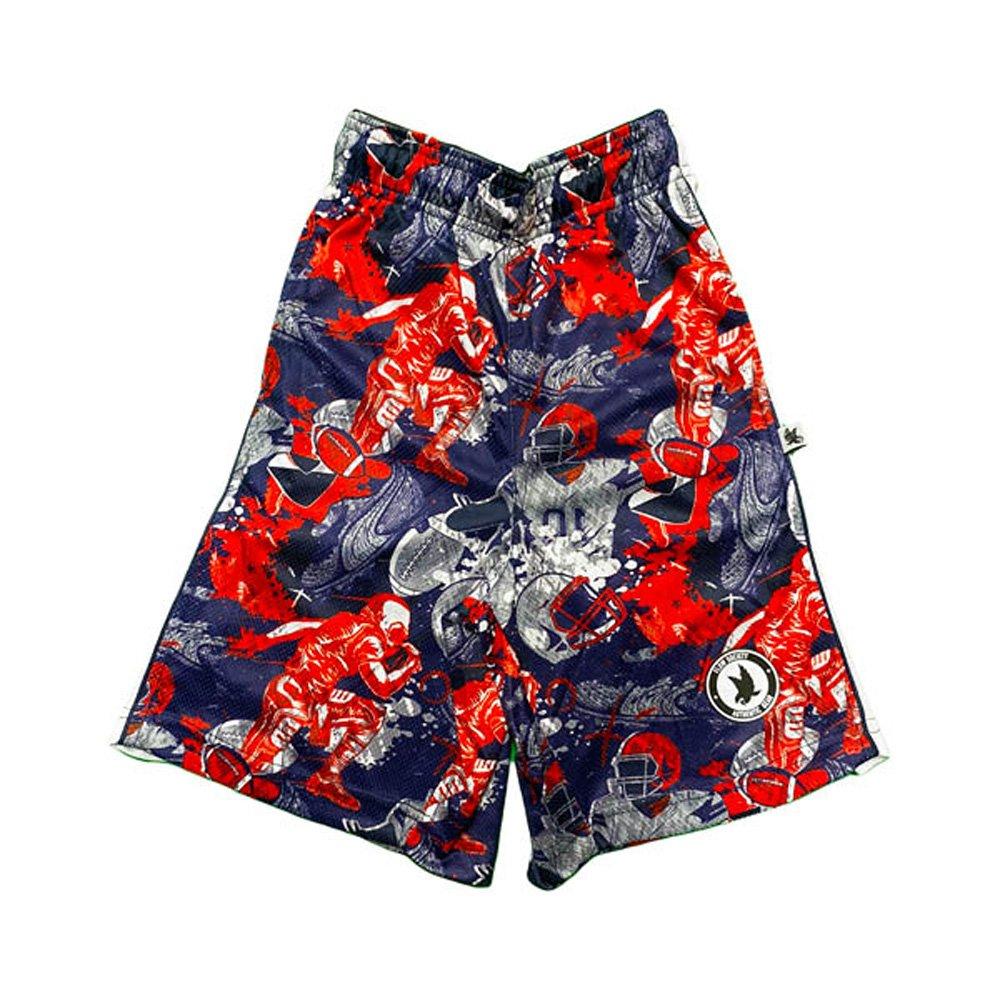 Flow Society Flow Game Day Big Boys' Red/Blue Football Attack Shorts