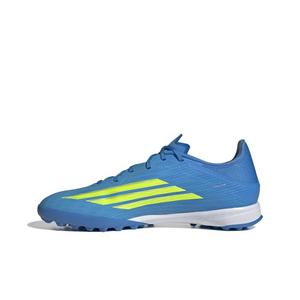 adidas F50 League Turf "Lucid Ray Blue/Team Solar Yellow 2/Lucid Aquamarine" Men's Soccer Shoe