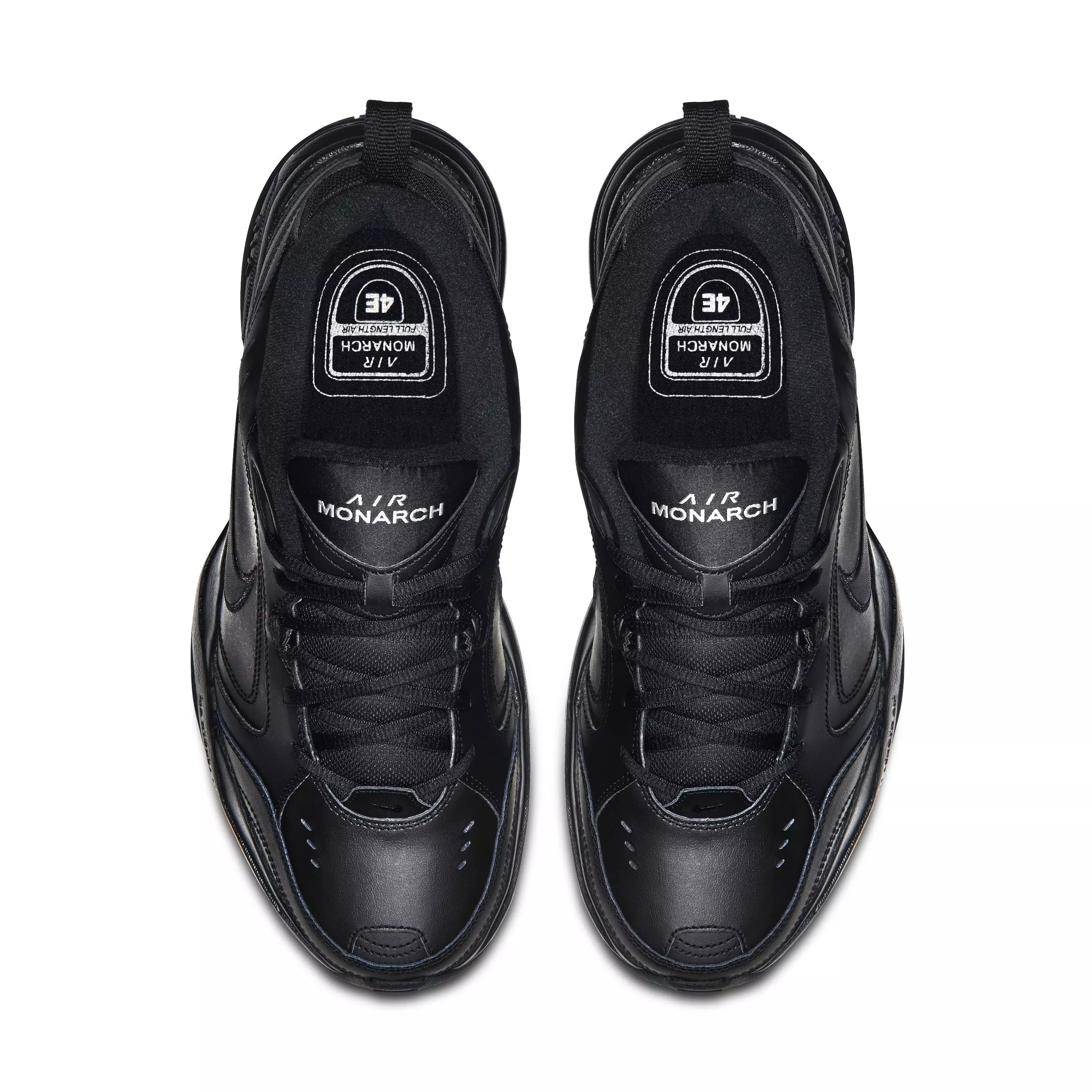Nike Air Monarch IV (4E)  "Black" Grade School Boys' Training Shoe - BLACK
