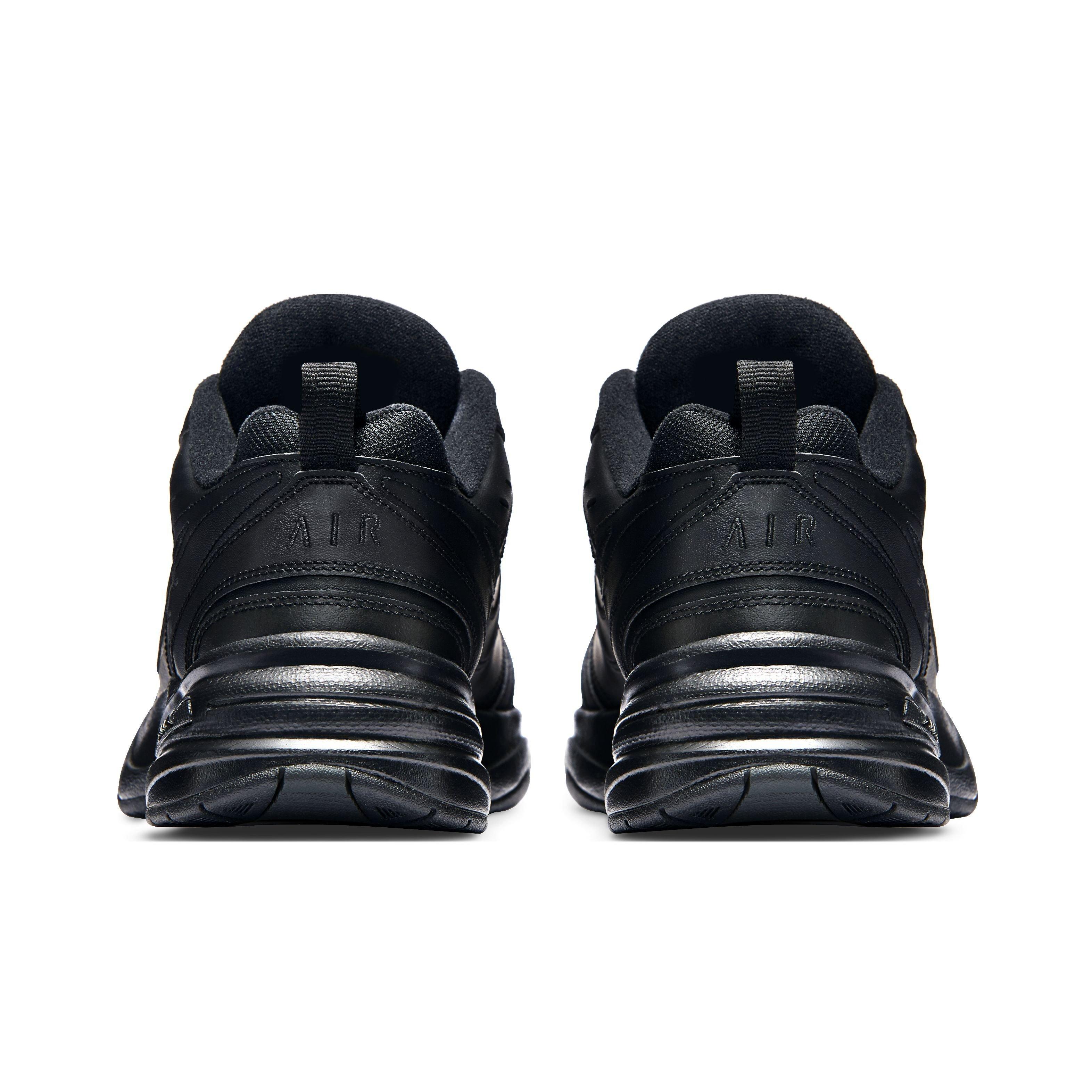 Nike Air Monarch IV (4E)  "Black" Grade School Boys' Training Shoe - BLACK Thumbnail View 5